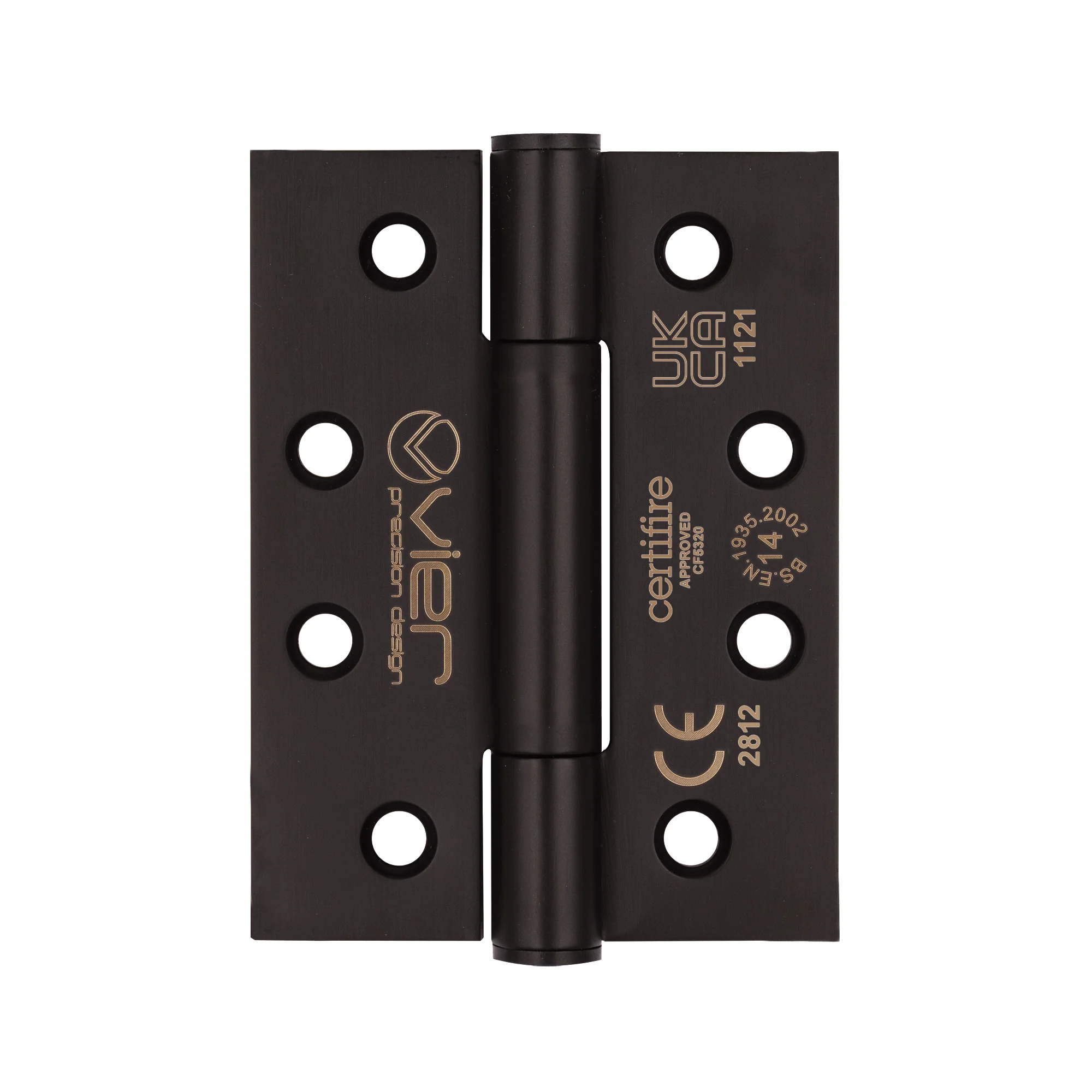 Grade 14 Concealed Bearing Hinge Square - 102 x 76 x 3mm - Image 4