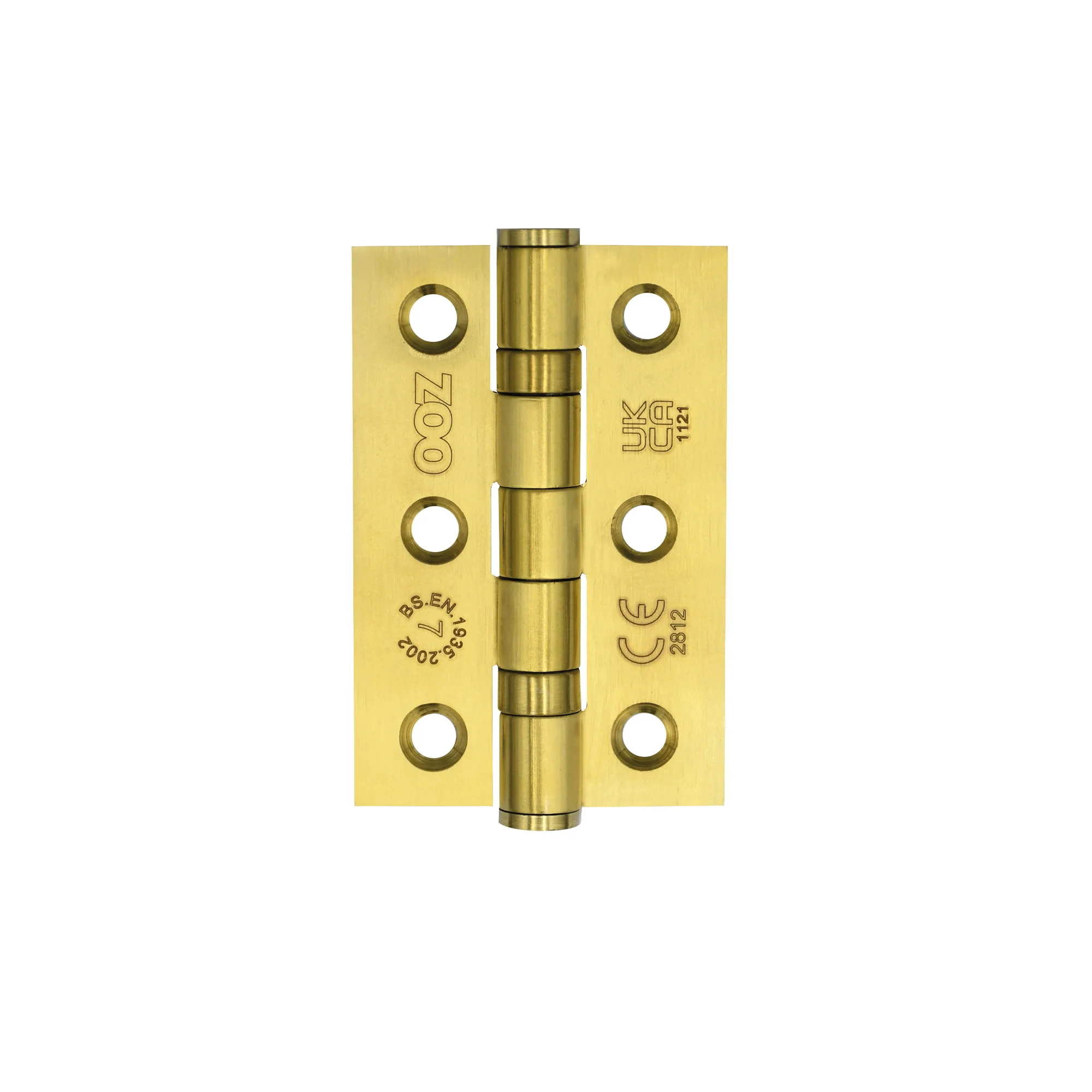 Grade 7 - 76mm x 50mm x 2mm Hinge - Ball Bearing UKCA/CE - Image 3