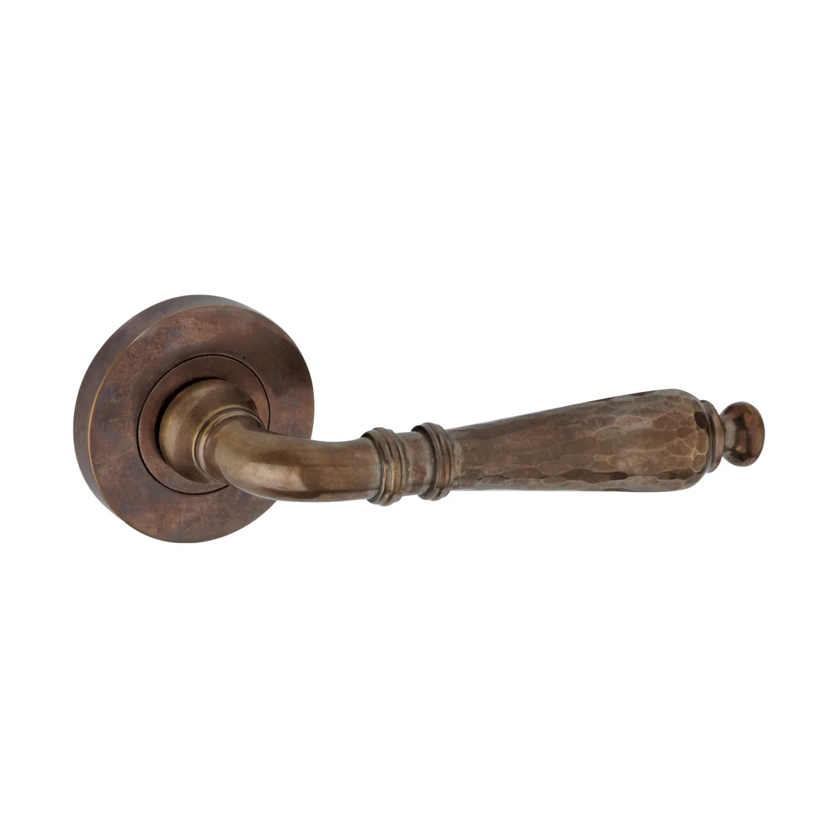 Hammered Hazel Lever on Rose - Image 3