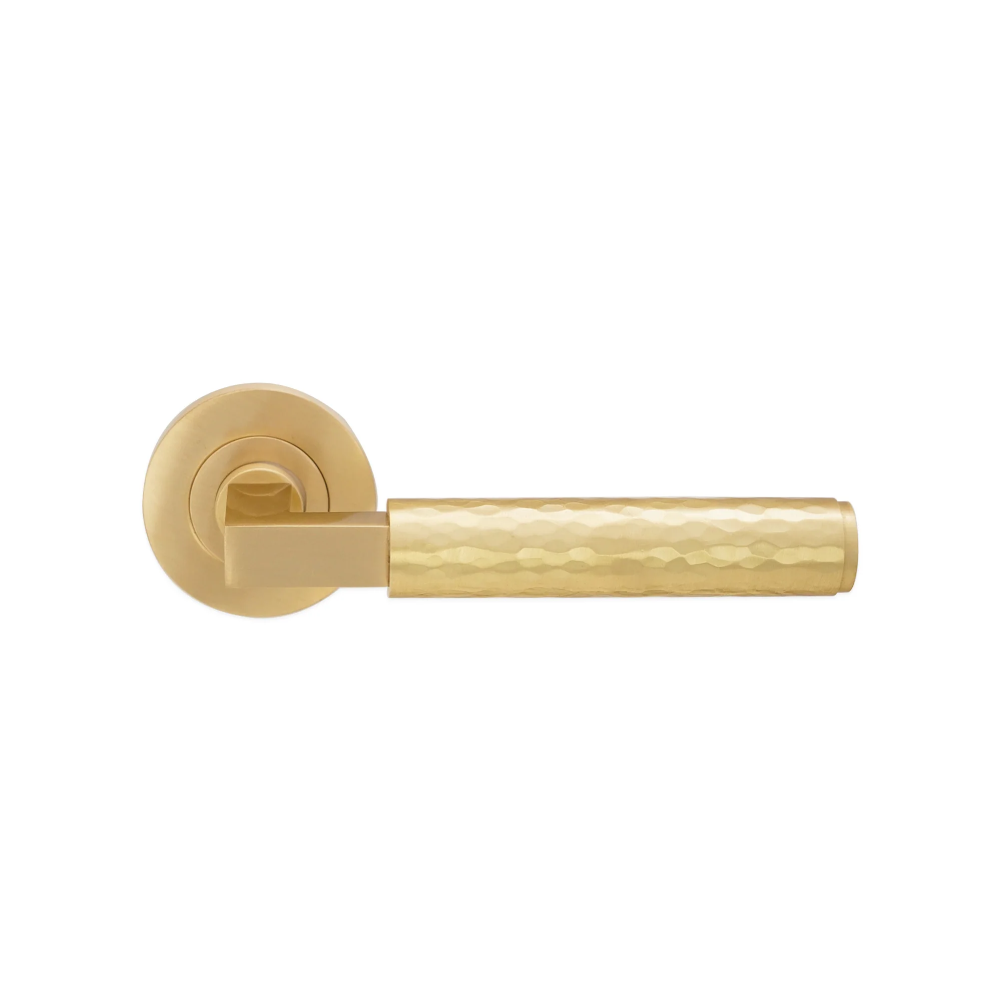 Hammered Knurlmond Lever on Rose - Image 4