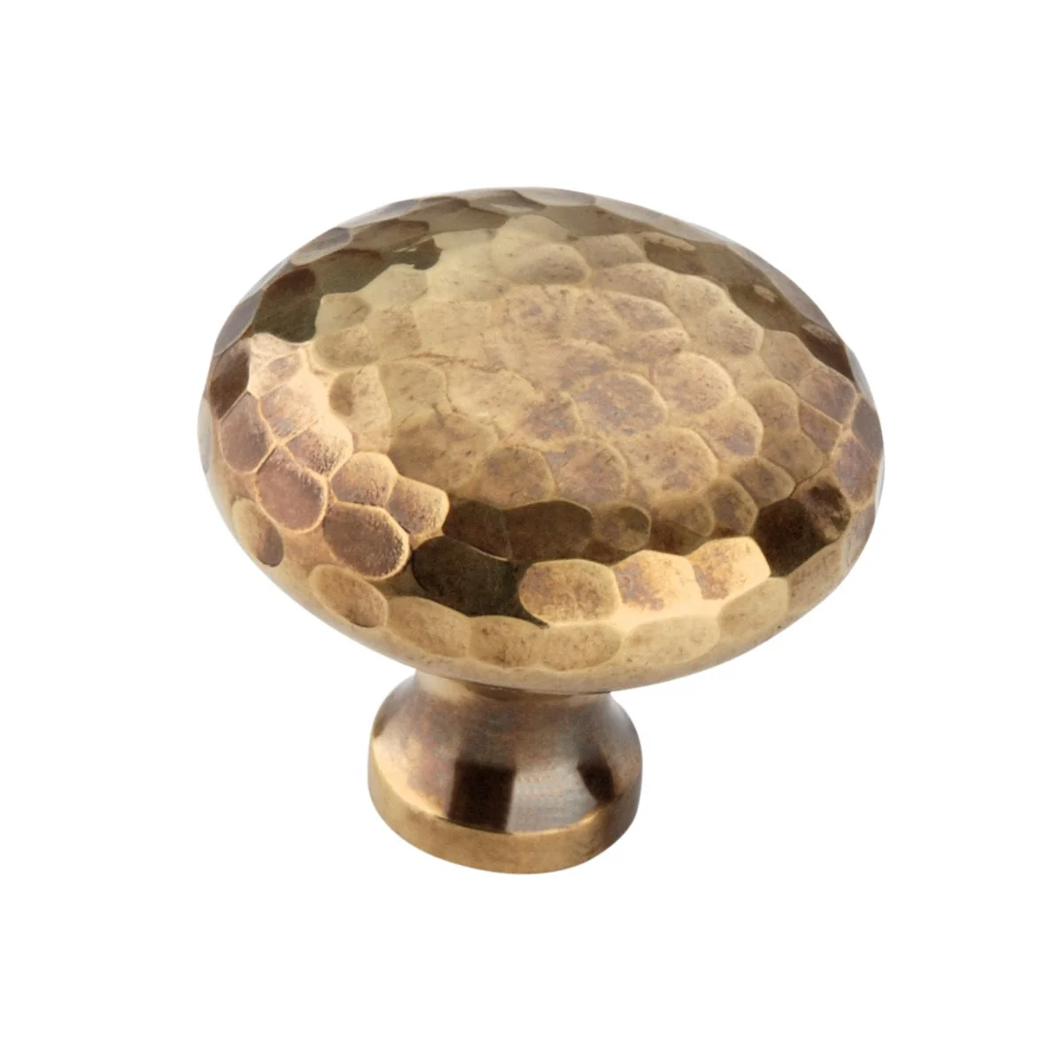 Hammered Mushroom Cupboard Knob