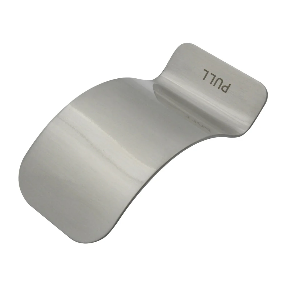 Hands Free Pull Bolt Fixed - Pressed Body Sat. St. Steel - Image 2