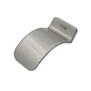 Hands Free Pull Bolt Fixed Side - Casted Body Plain - Sat.St.Steel