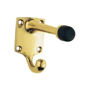 Hat and Coat Hook with Rubber Buffer - Image 2