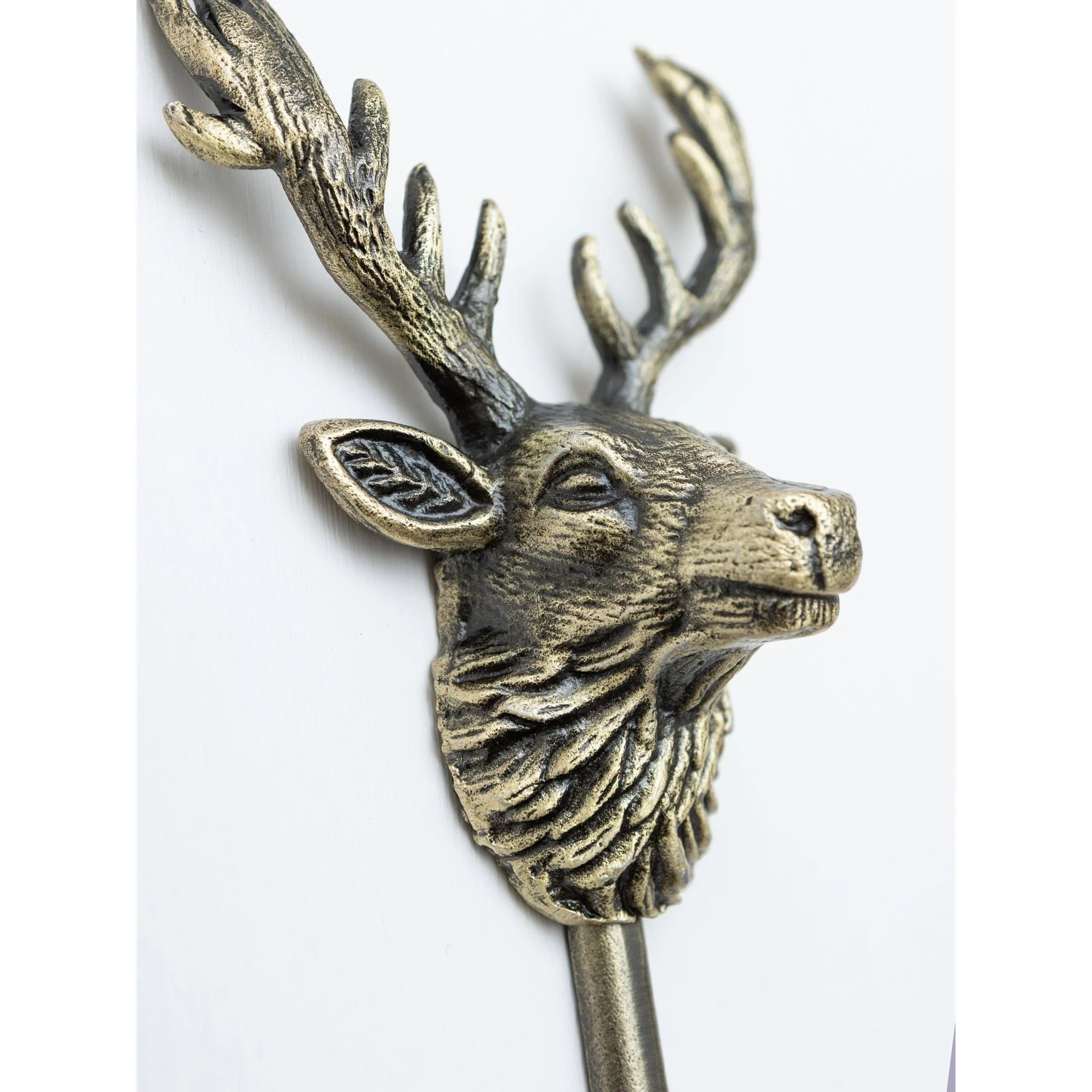 Highland Stag Coat Hook - Heritage Finish - Image 3