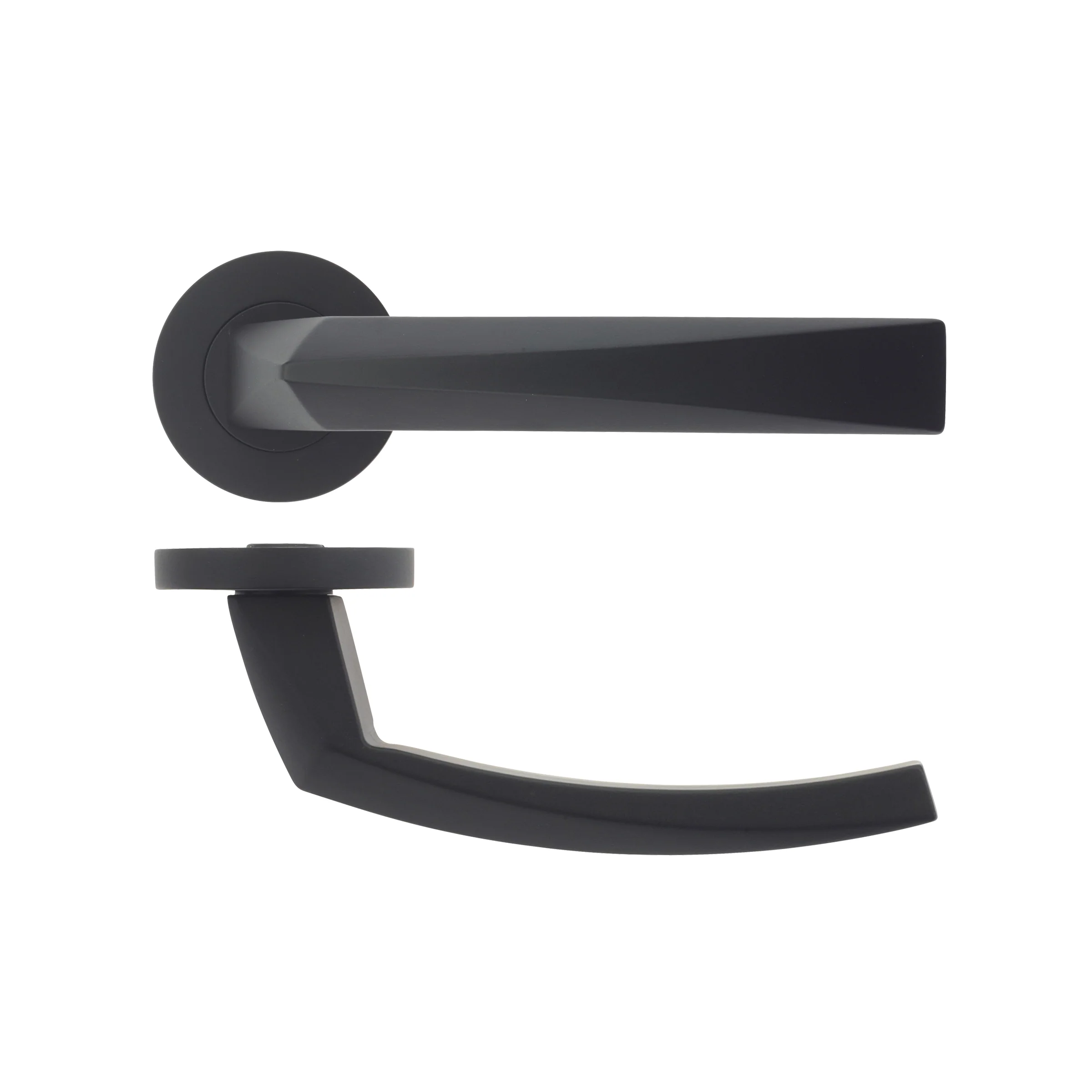 Hydra Lever Handle on Round Rose - Image 2