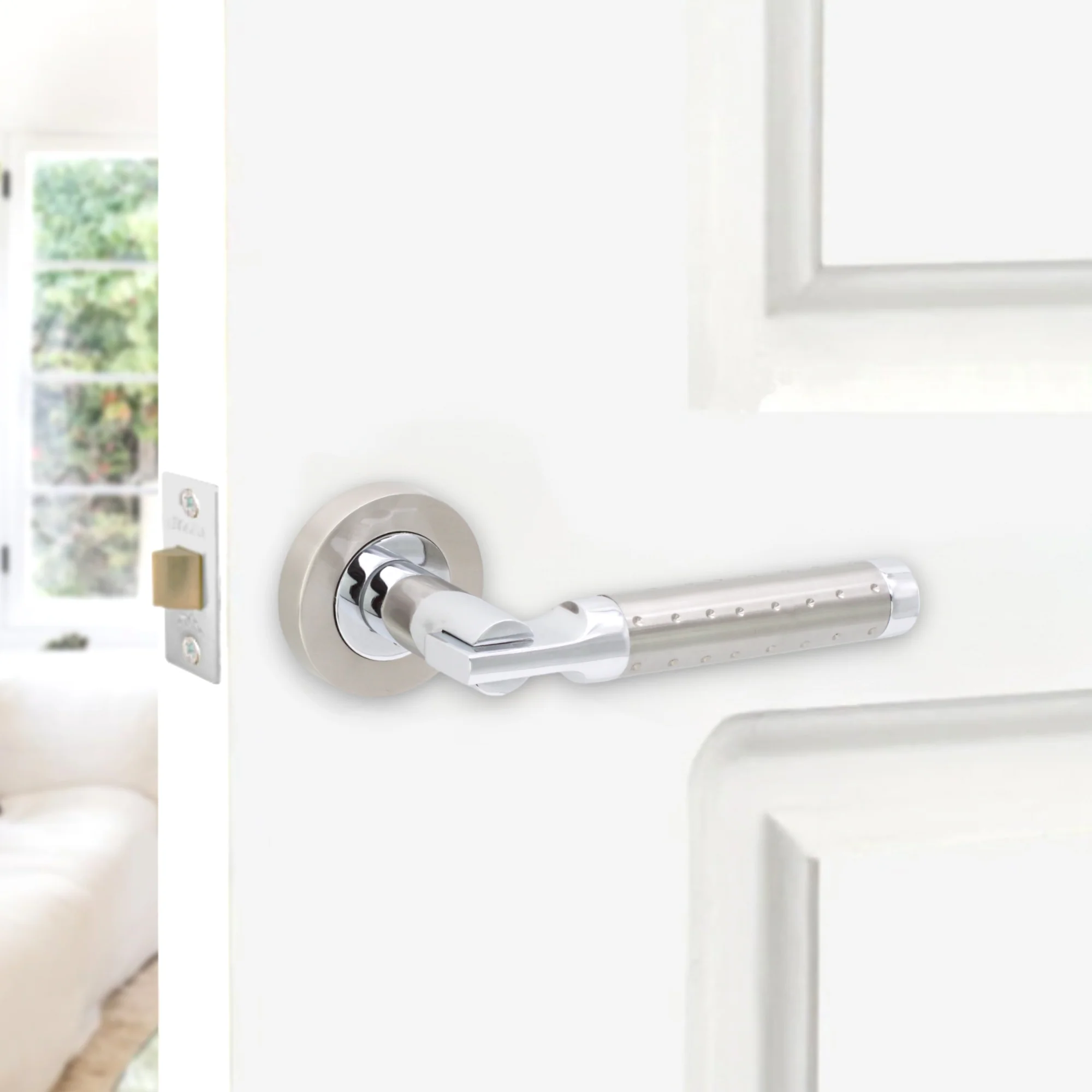 Lexis Lever Door Handle Dual Tone - Image 3