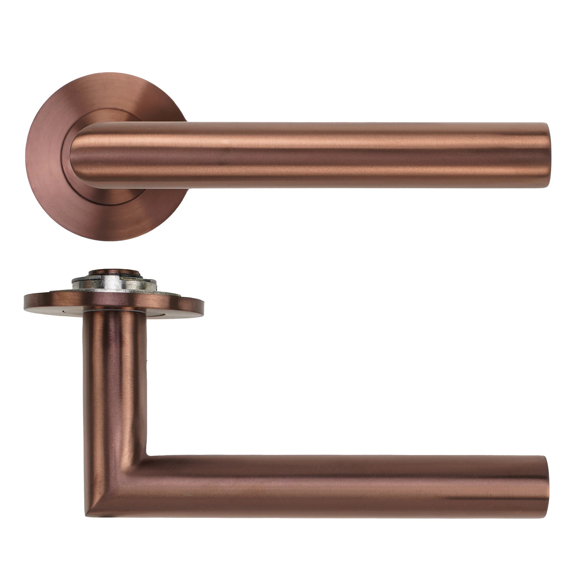 Lugano Lever on 4mm Round Slim Sprung Rose - Image 4