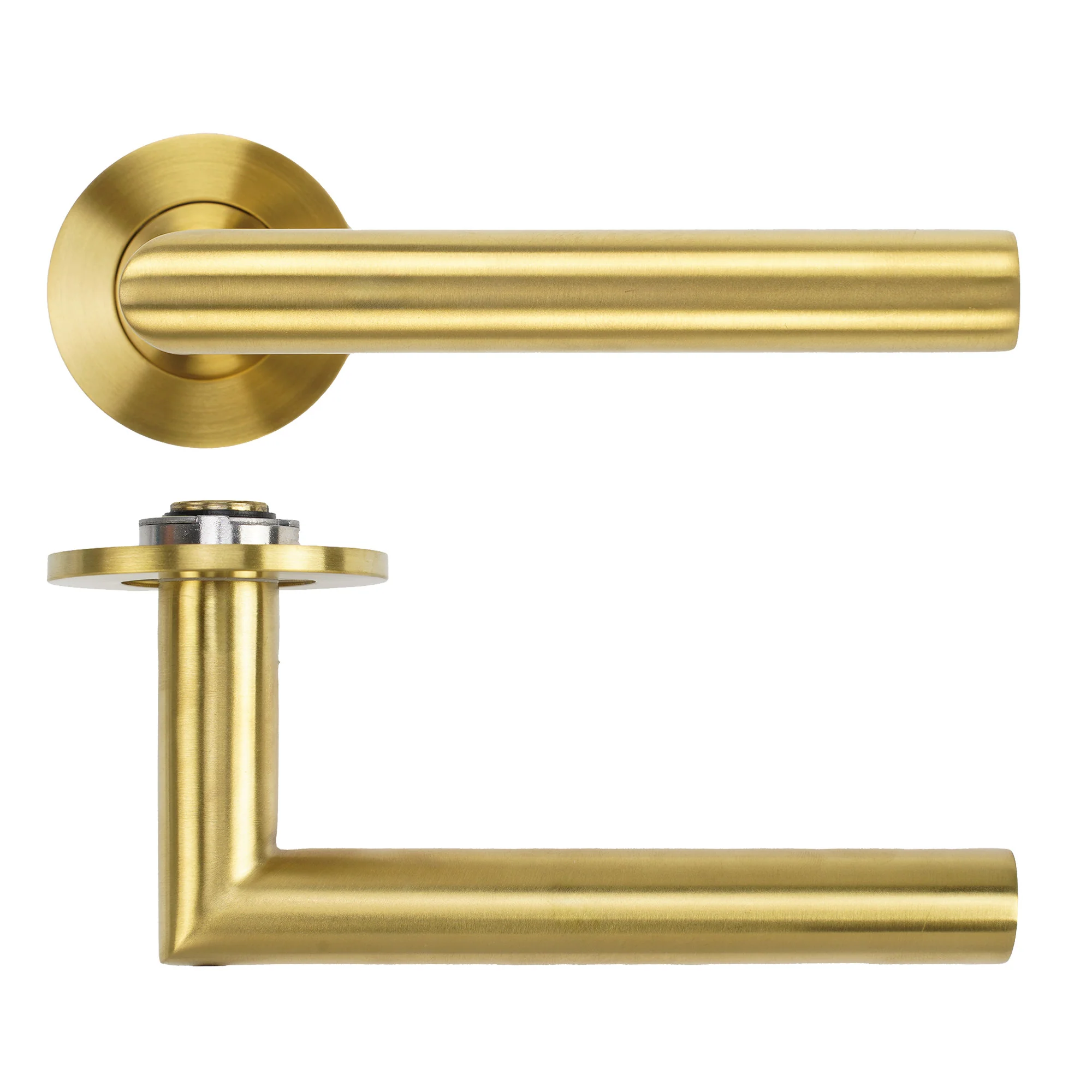 Lugano Lever on 4mm Round Slim Sprung Rose - Image 5