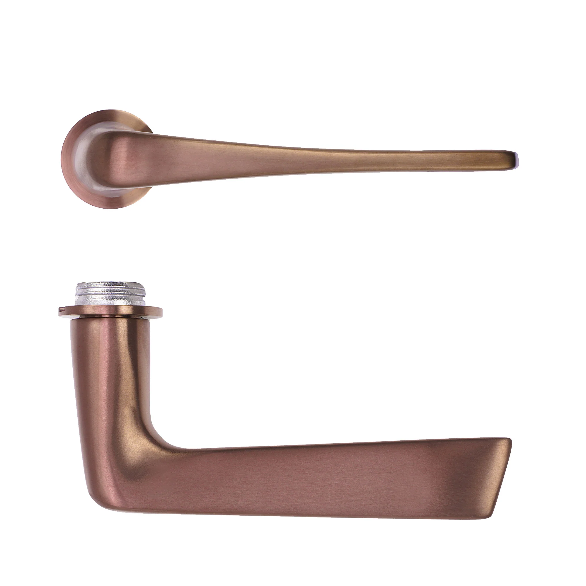 Como Lever on 32mm Round Mini Rose - Image 3