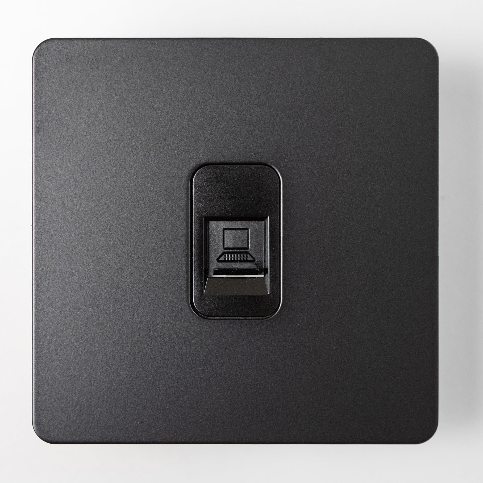 Matte Black Switches and Sockets - Straight Knurled Design - Image 11