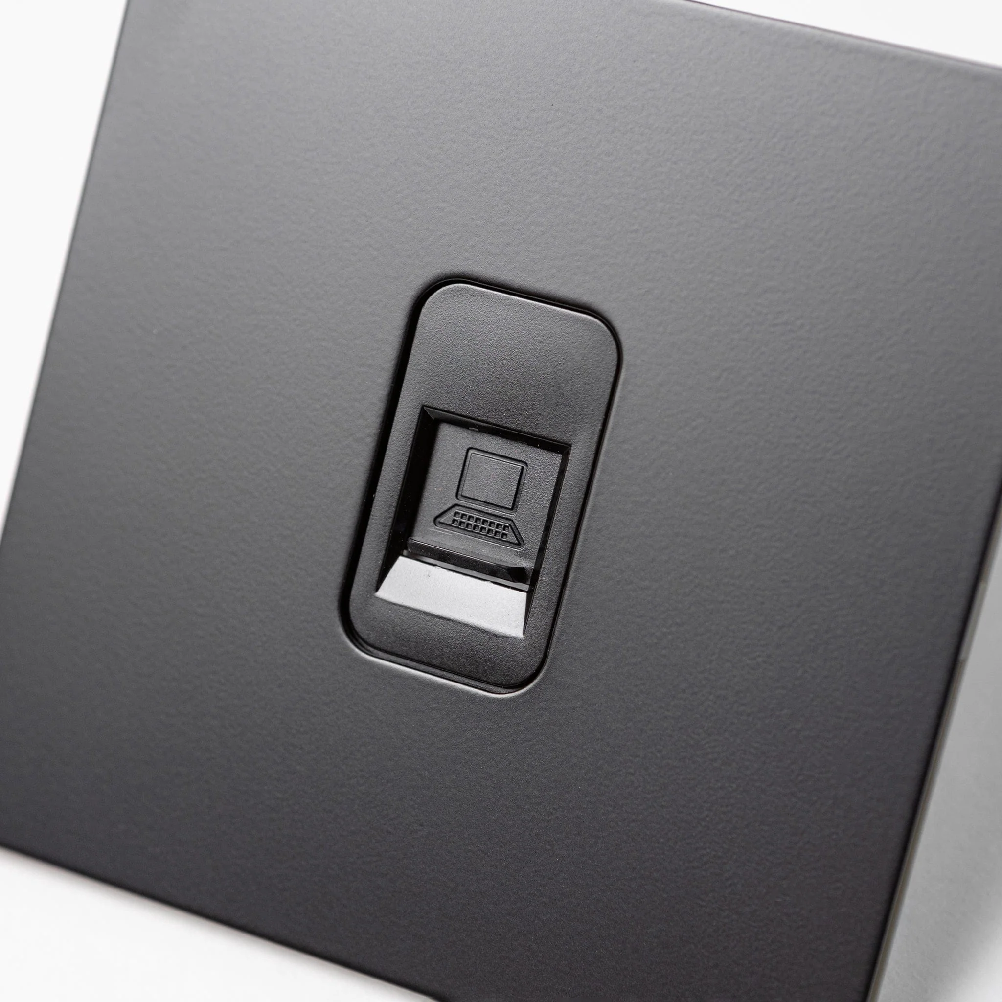 Matte Black Switches and Sockets - Straight Knurled Design - Image 12