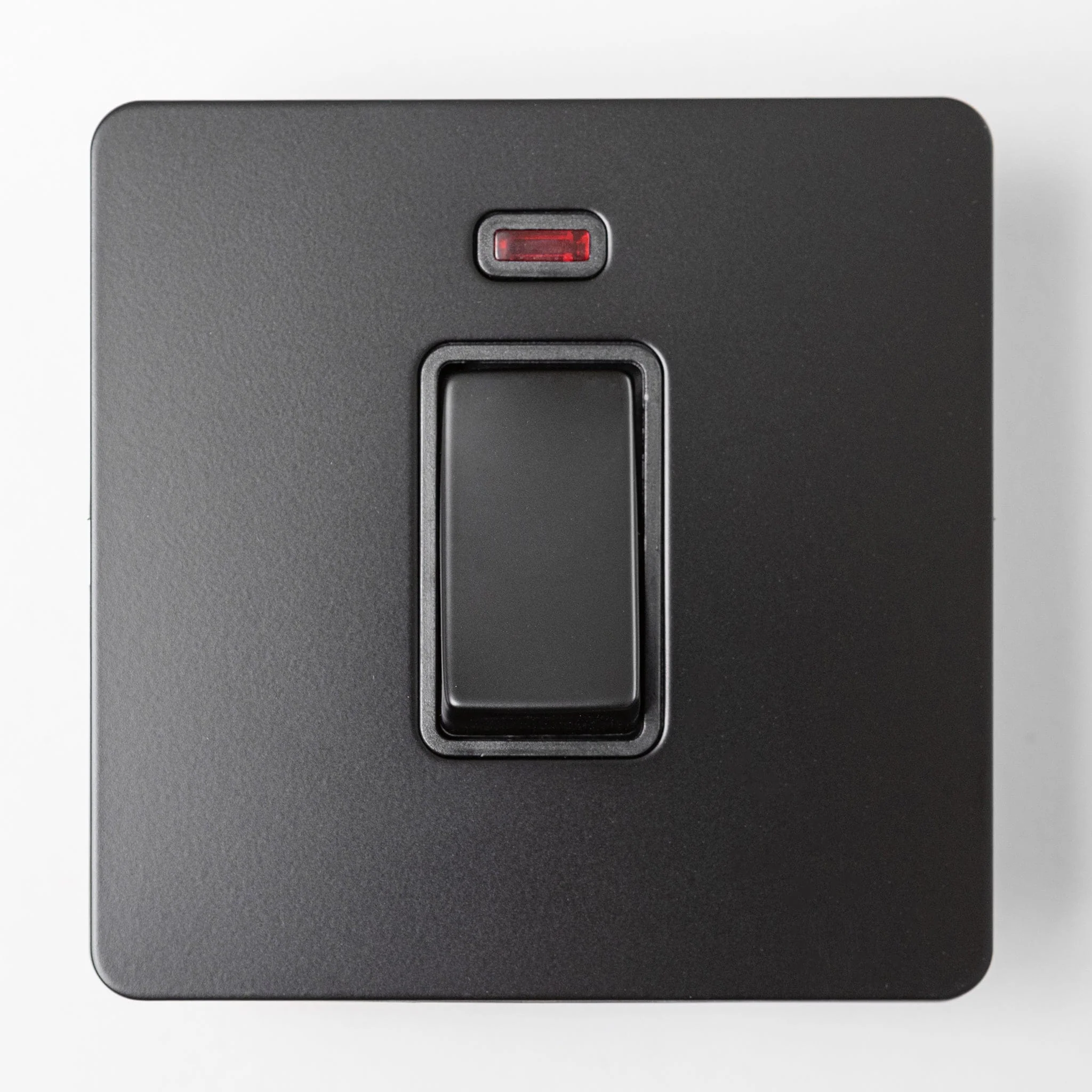 Matte Black Switches and Sockets - Straight Knurled Design - Image 18