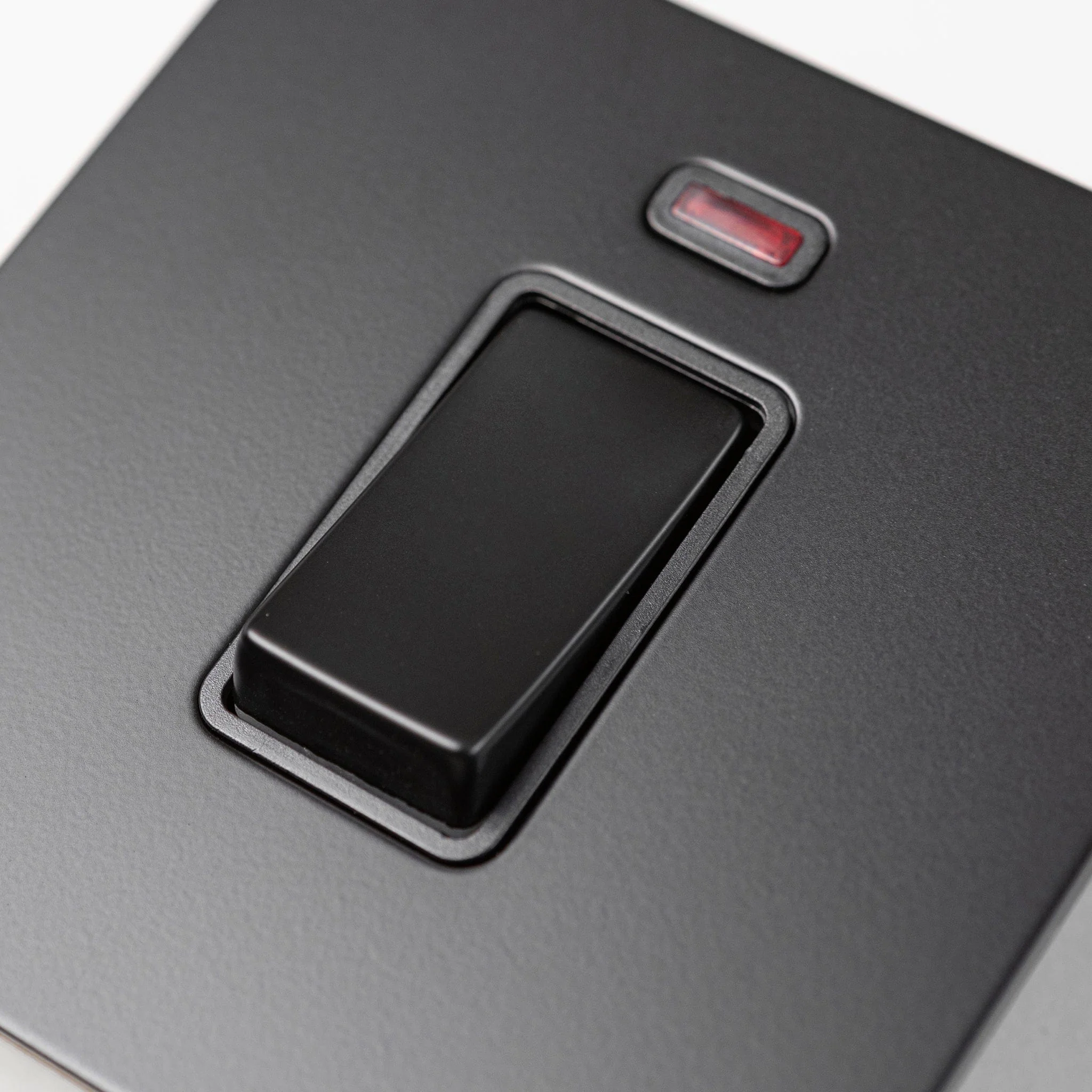 Matte Black Switches and Sockets - Straight Knurled Design - Image 19