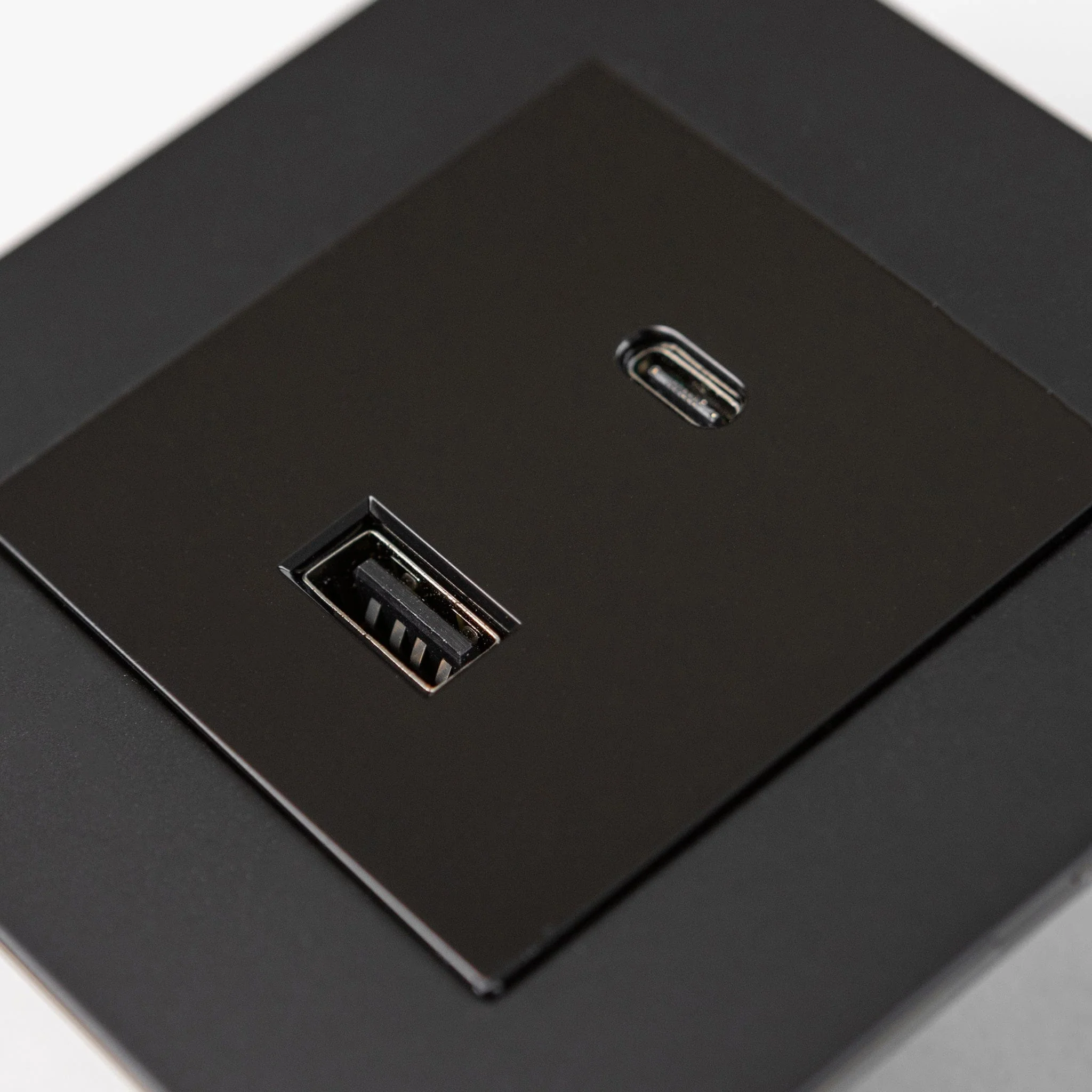 Matte Black Switches and Sockets - Straight Knurled Design - Image 30