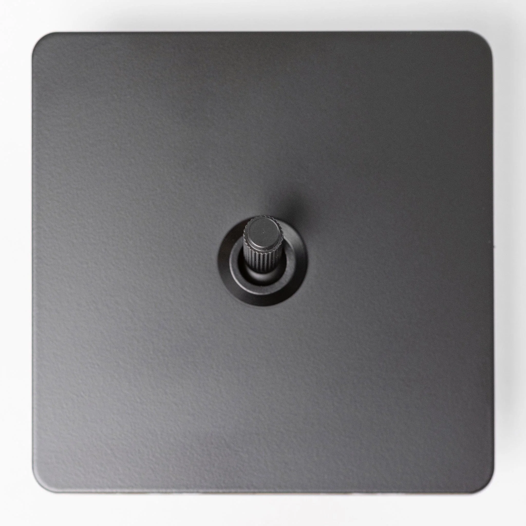 Matte Black Switches and Sockets - Straight Knurled Design - Image 35