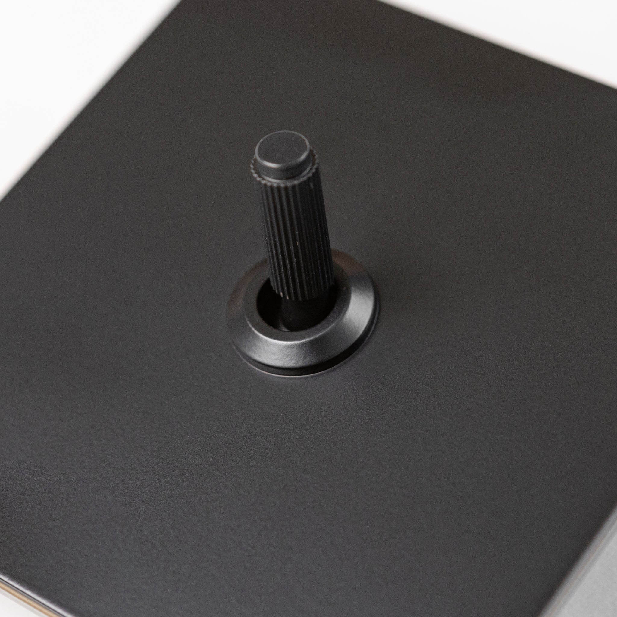Matte Black Switches and Sockets - Straight Knurled Design - Image 36