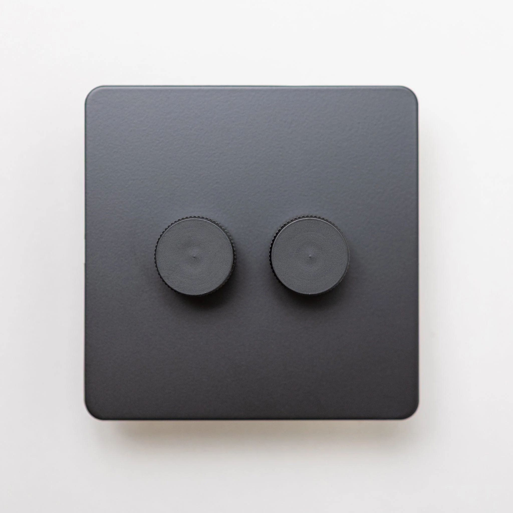 Matte Black Switches and Sockets - Straight Knurled Design - Image 48