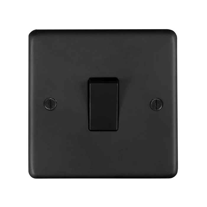 Stainless steel Intermediate Switch - Matt Black - Image 2
