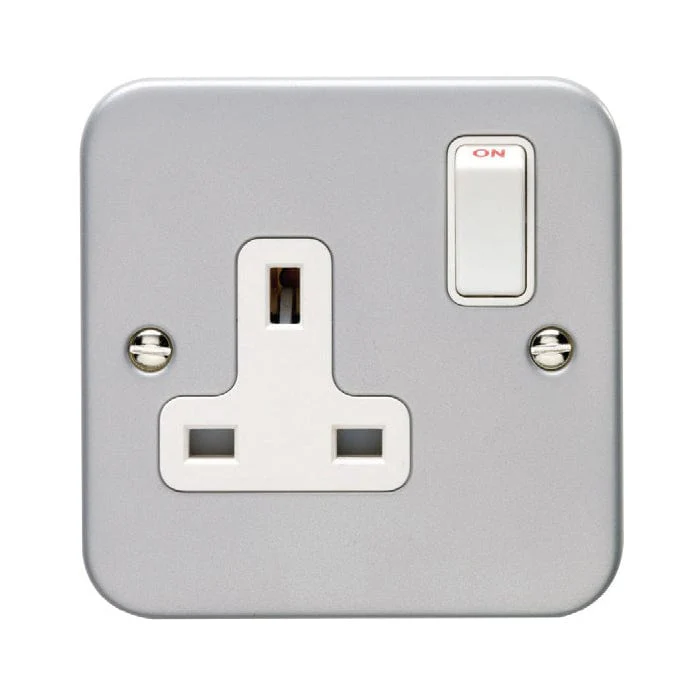 Utility 1 Gang Socket - Grey