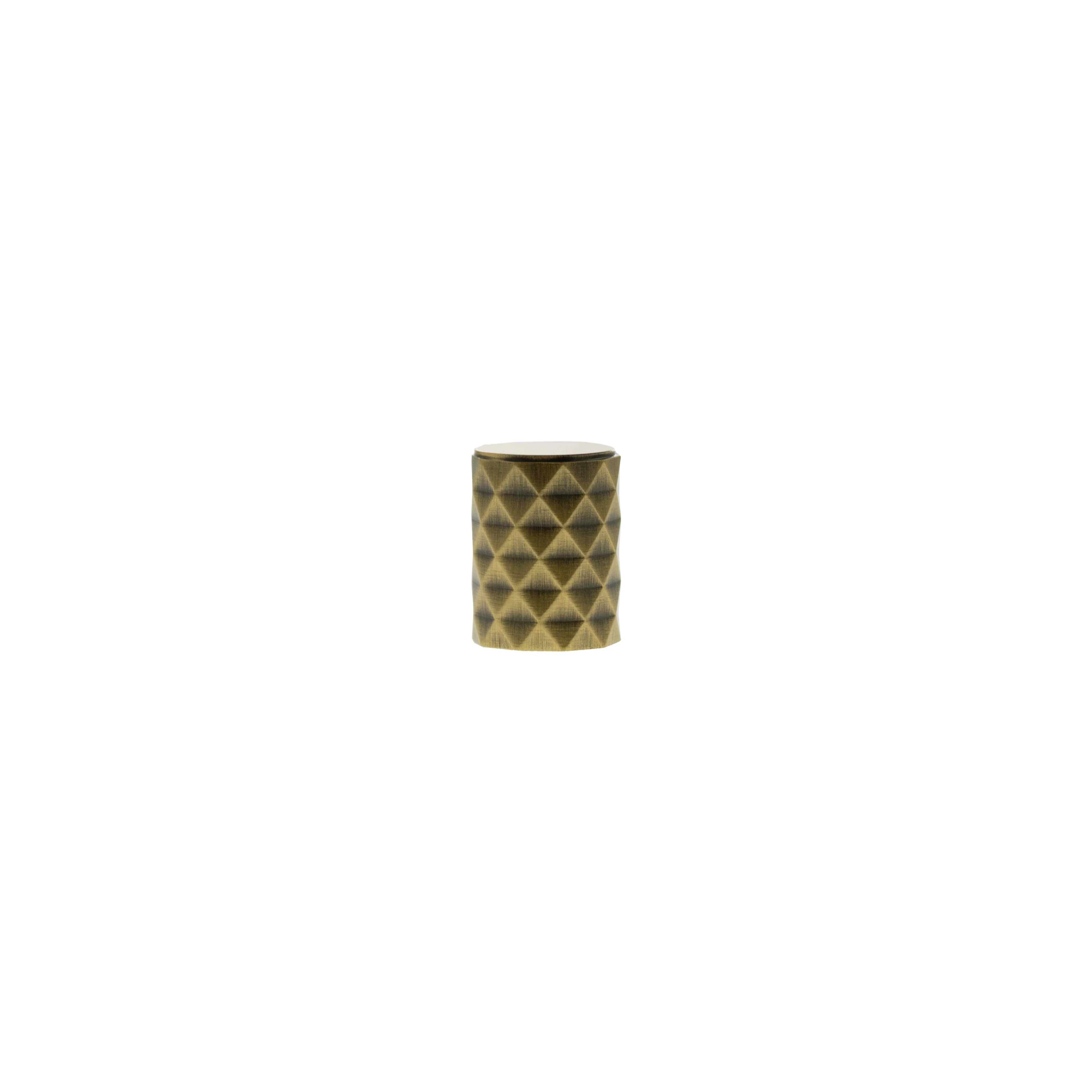 Millhouse Brass Chrysler Diamond Cylinder Cabinet Knob Handle - Image 6
