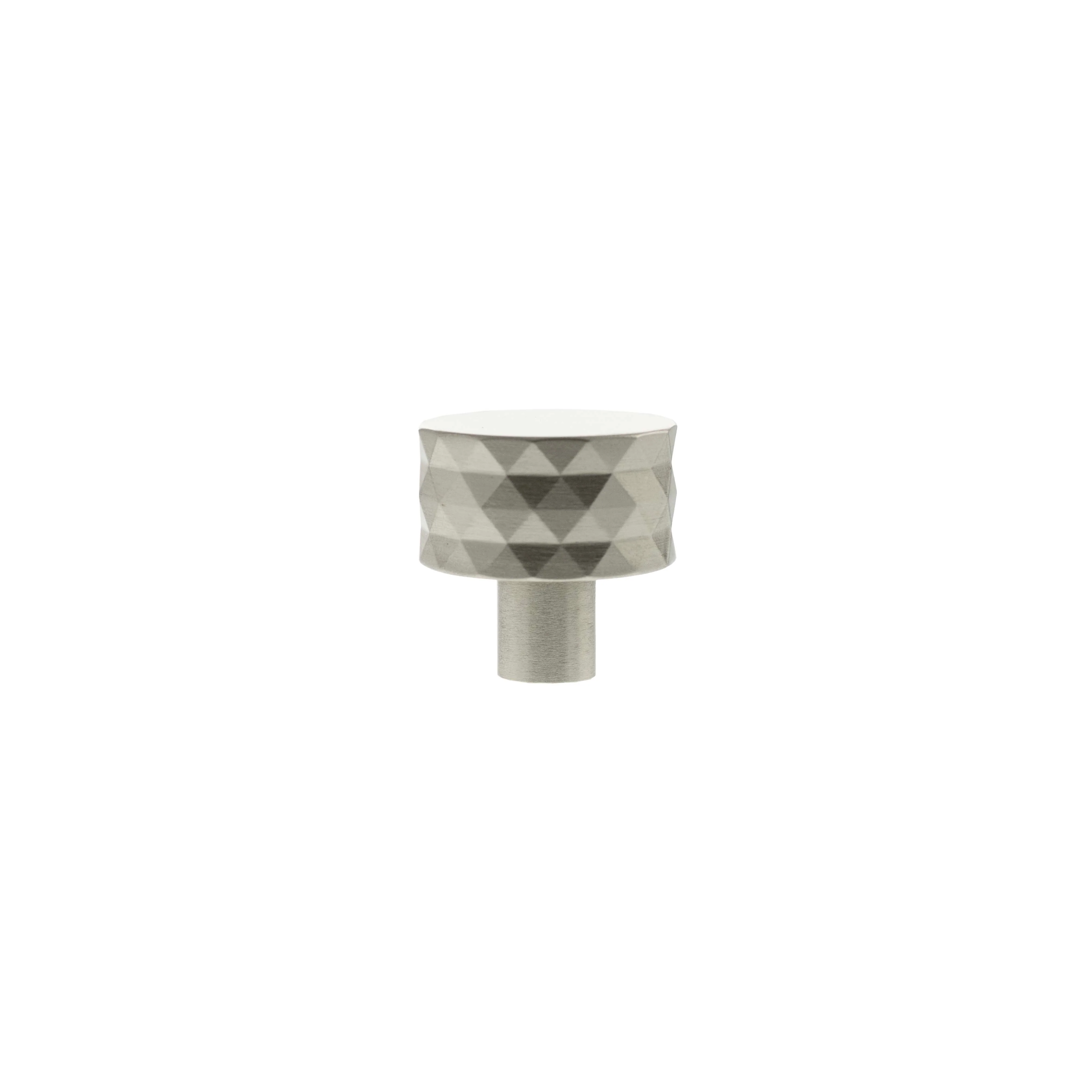 Millhouse Brass Chrysler Diamond Round Cabinet Knob Handle - Image 2