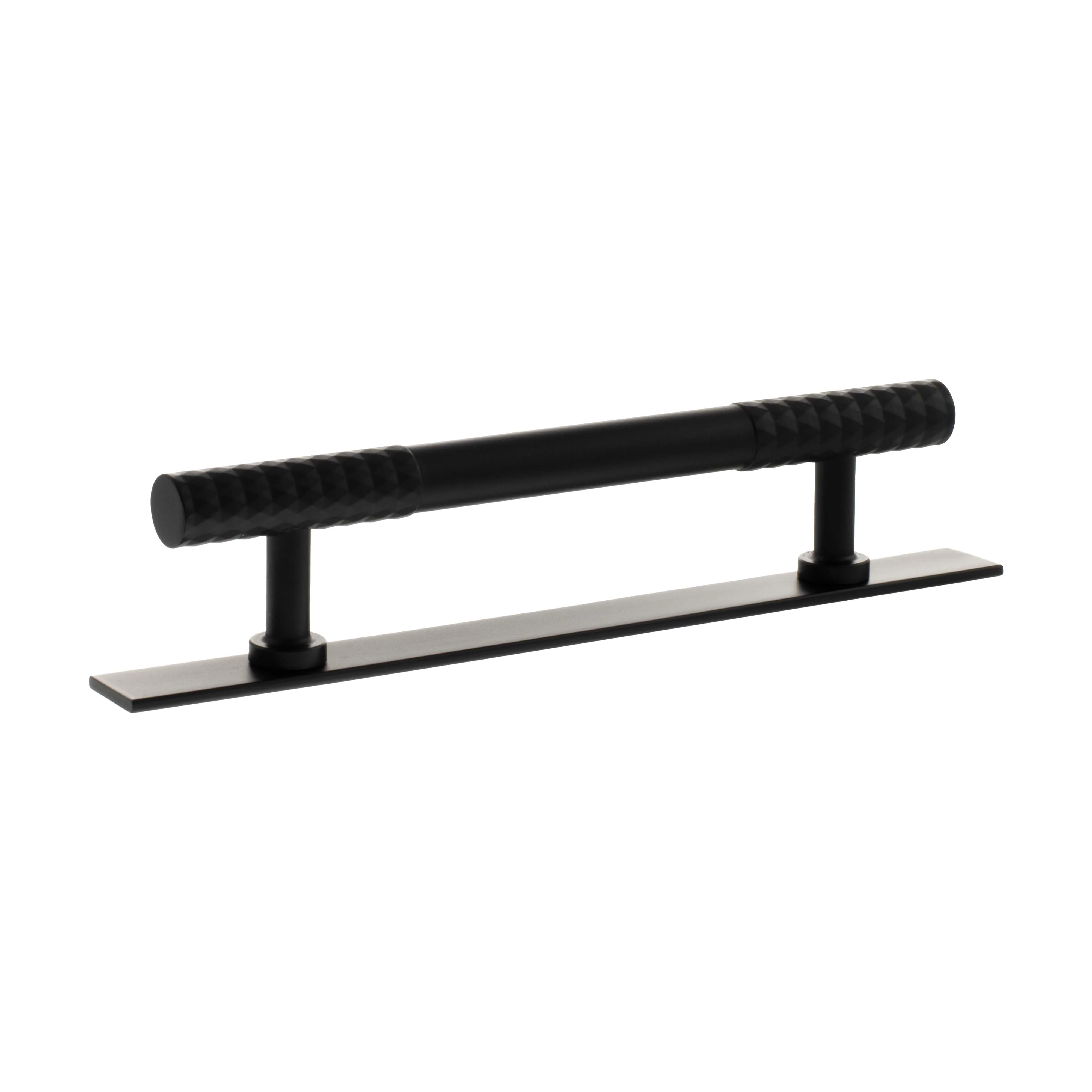 Millhouse Brass Chrysler Diamond T-Bar Cabinet Pull Handle on Backplate 128mm - Image 5