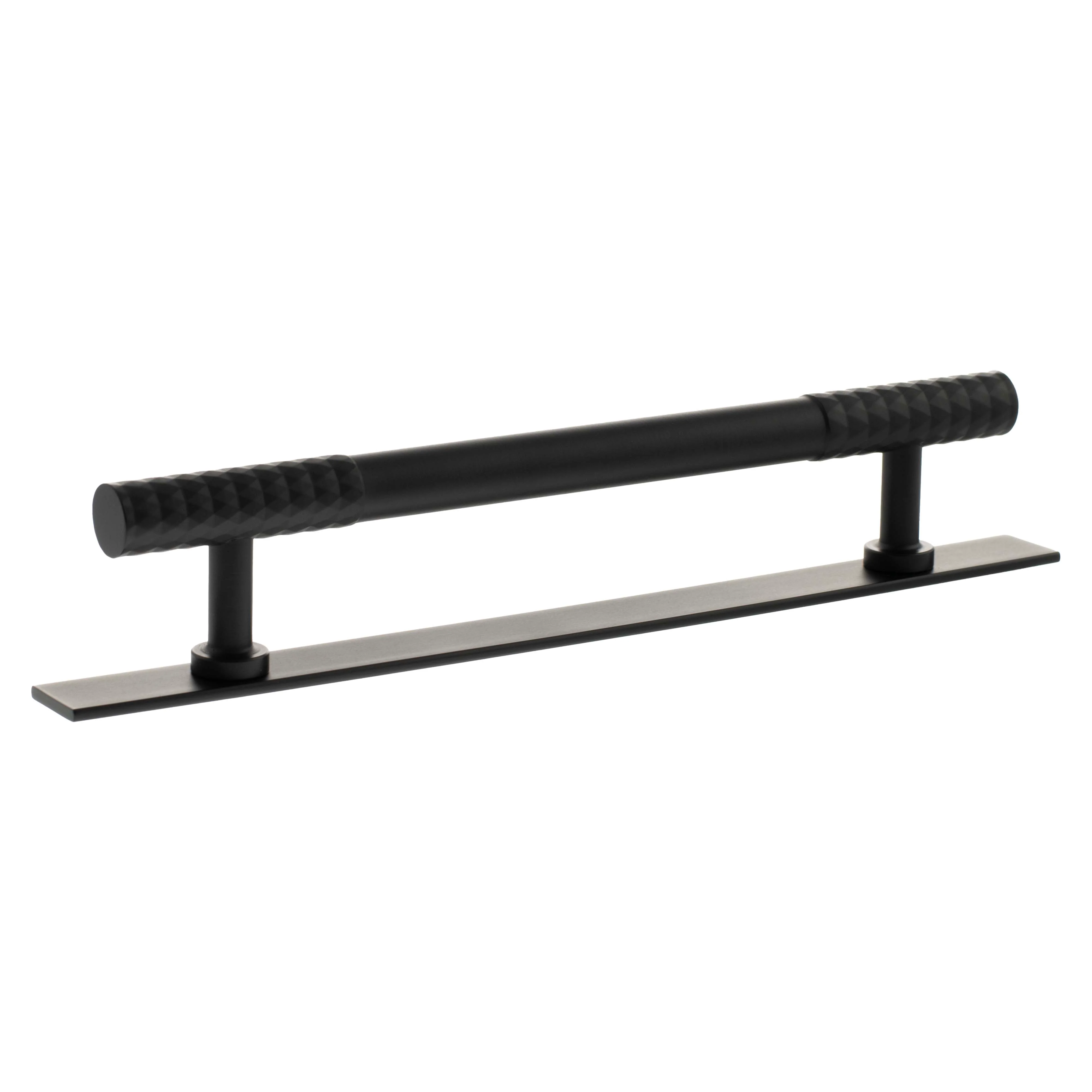 Millhouse Brass Chrysler Diamond T-Bar Cabinet Pull Handle on Backplate 160mm - Image 5