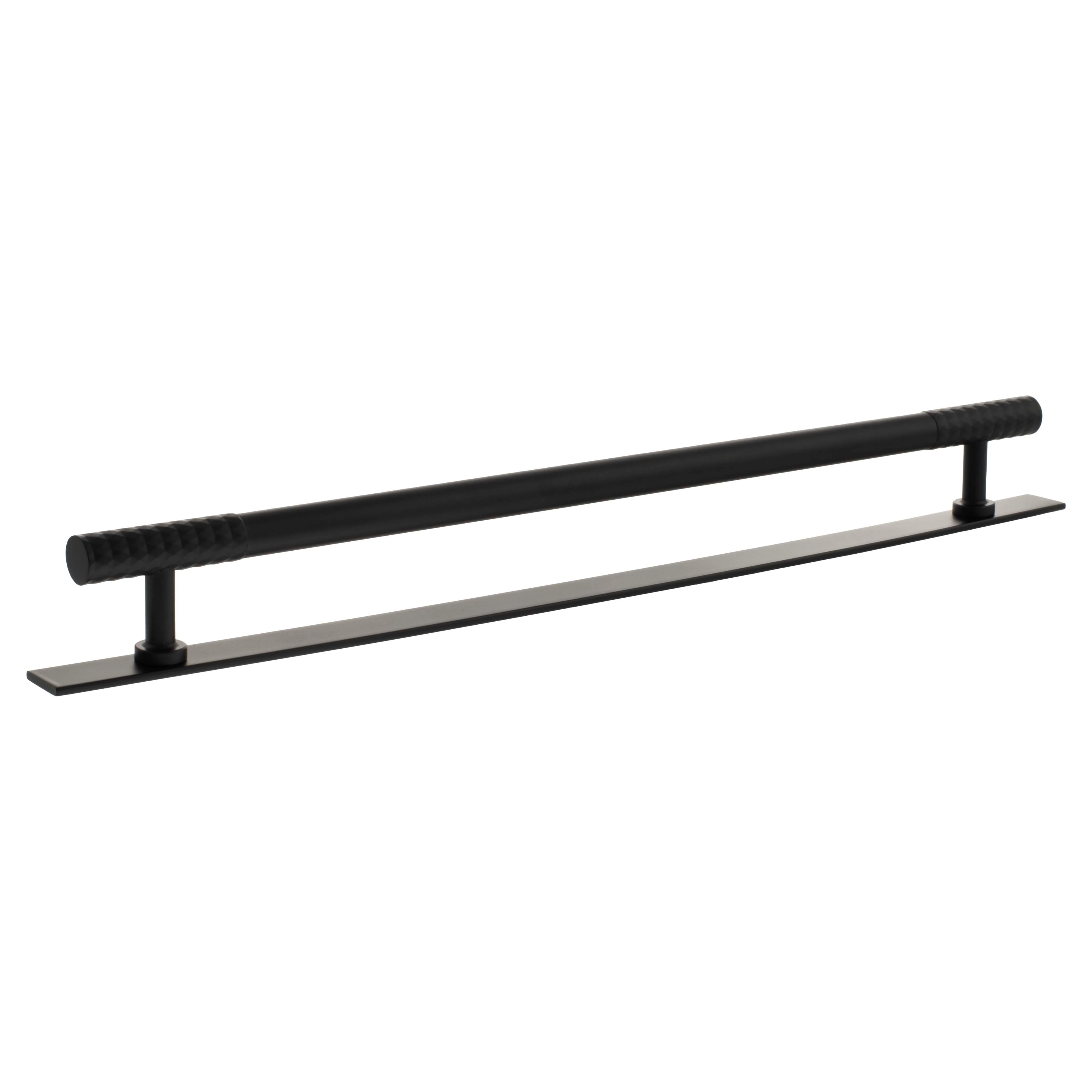 Millhouse Brass Chrysler Diamond T-Bar Cabinet Pull Handle on Backplate 320mm - Image 5