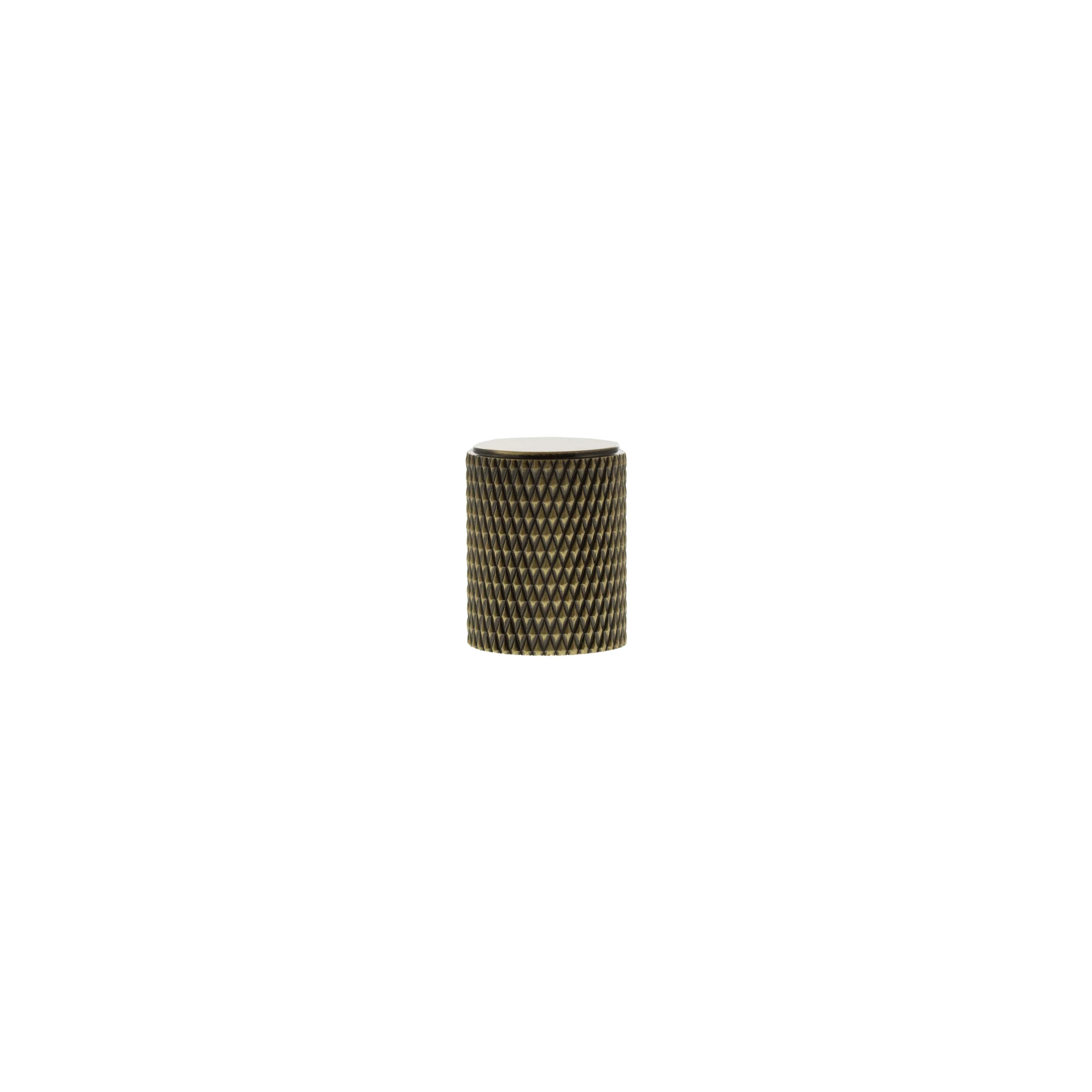 Millhouse Brass Eiffel Knurled Cylinder Cabinet Knob Handle - Image 6