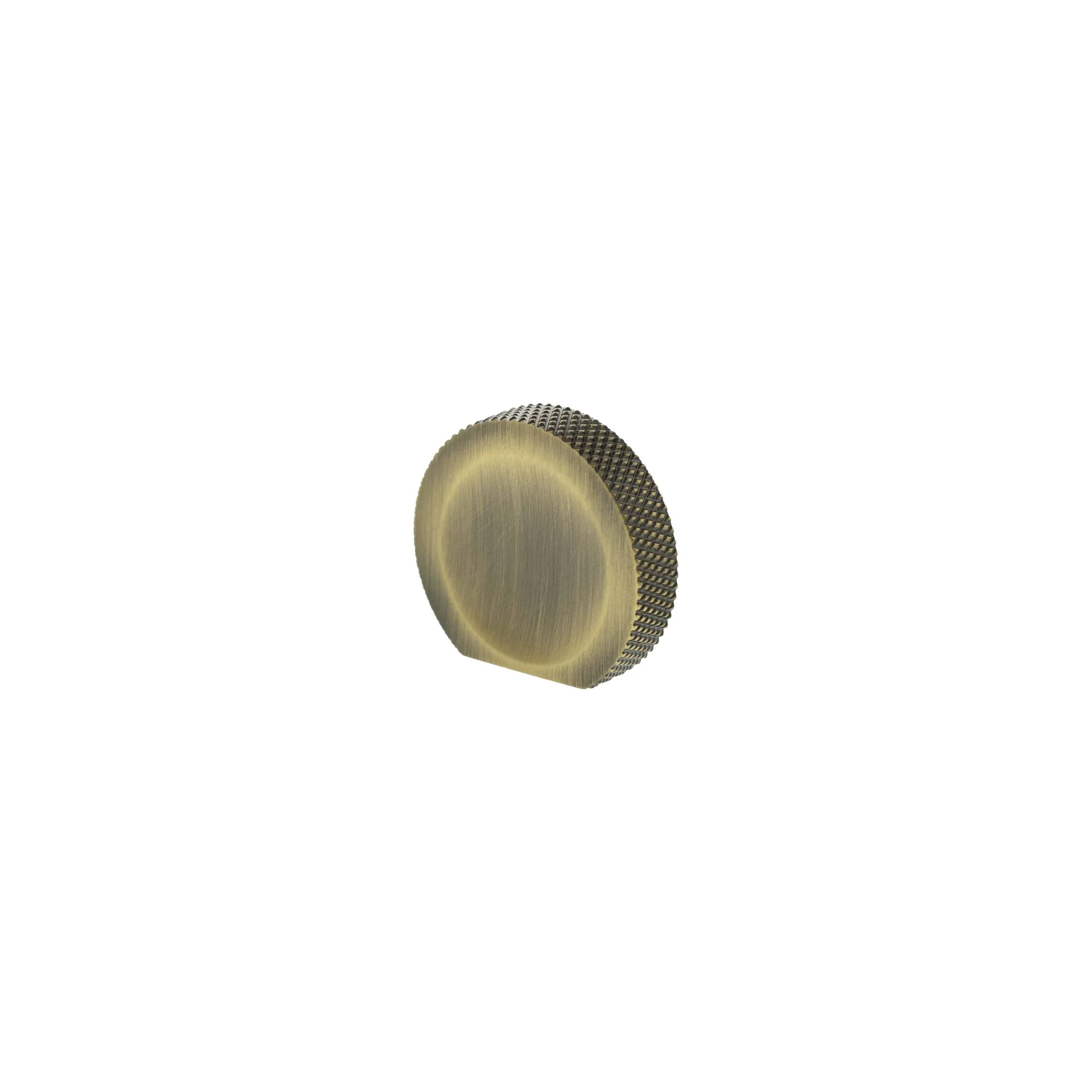 Millhouse Brass Eiffel Knurled Finger Pull Cabinet Knob Handle - Image 6