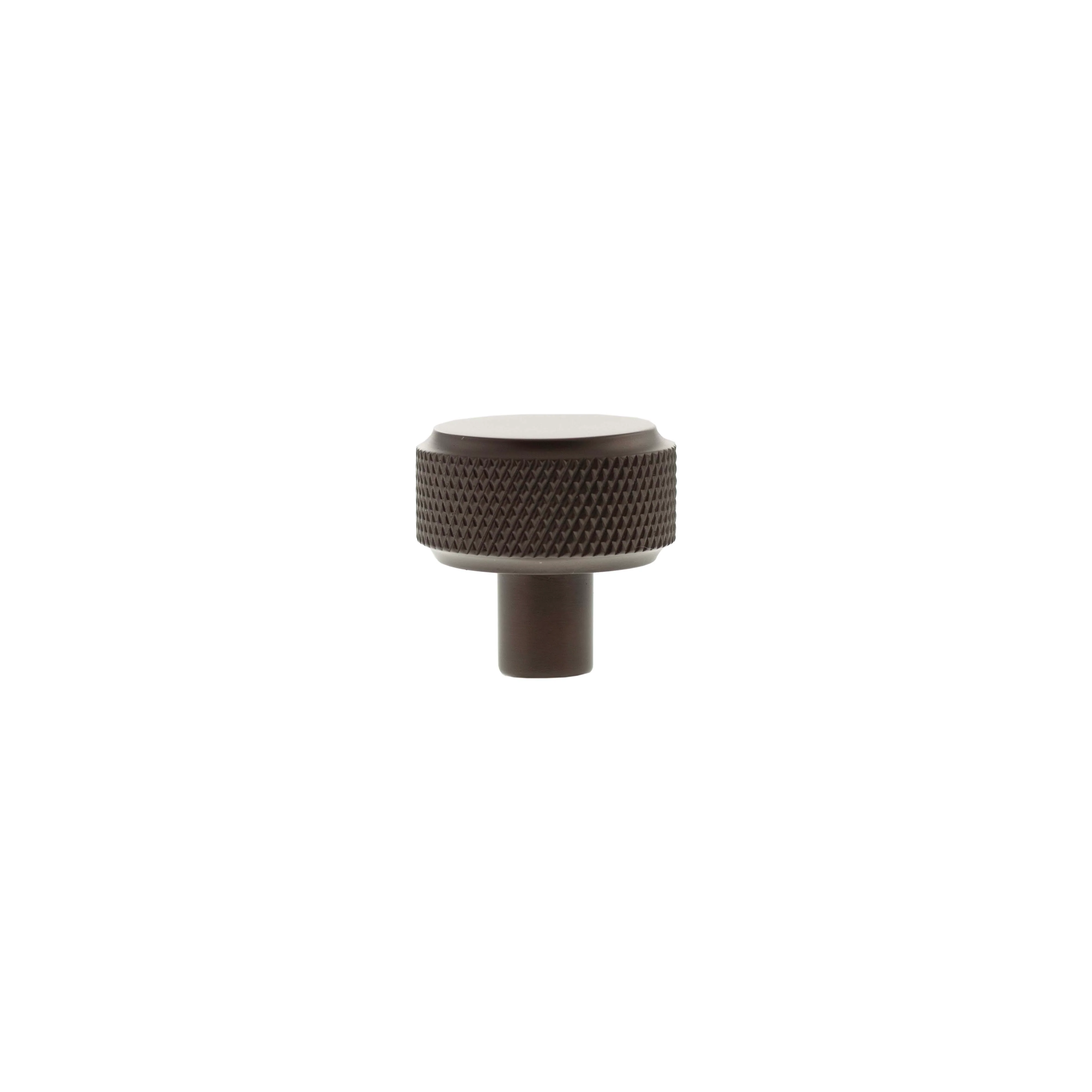 Millhouse Brass Eiffel Knurled Round Cabinet Knob Handle