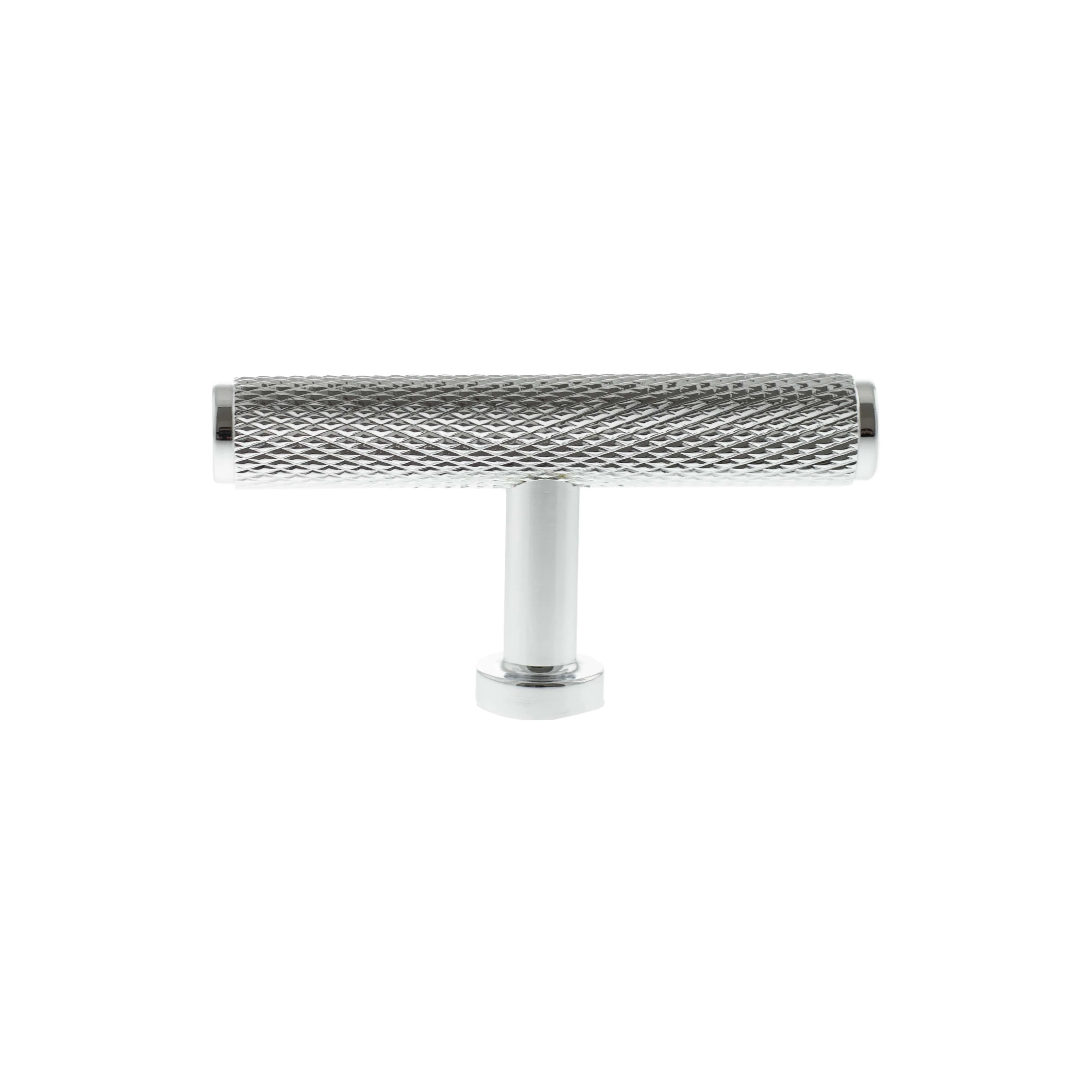 Millhouse Brass Eiffel Knurled T-Bar Cabinet Knob Handle - Image 4