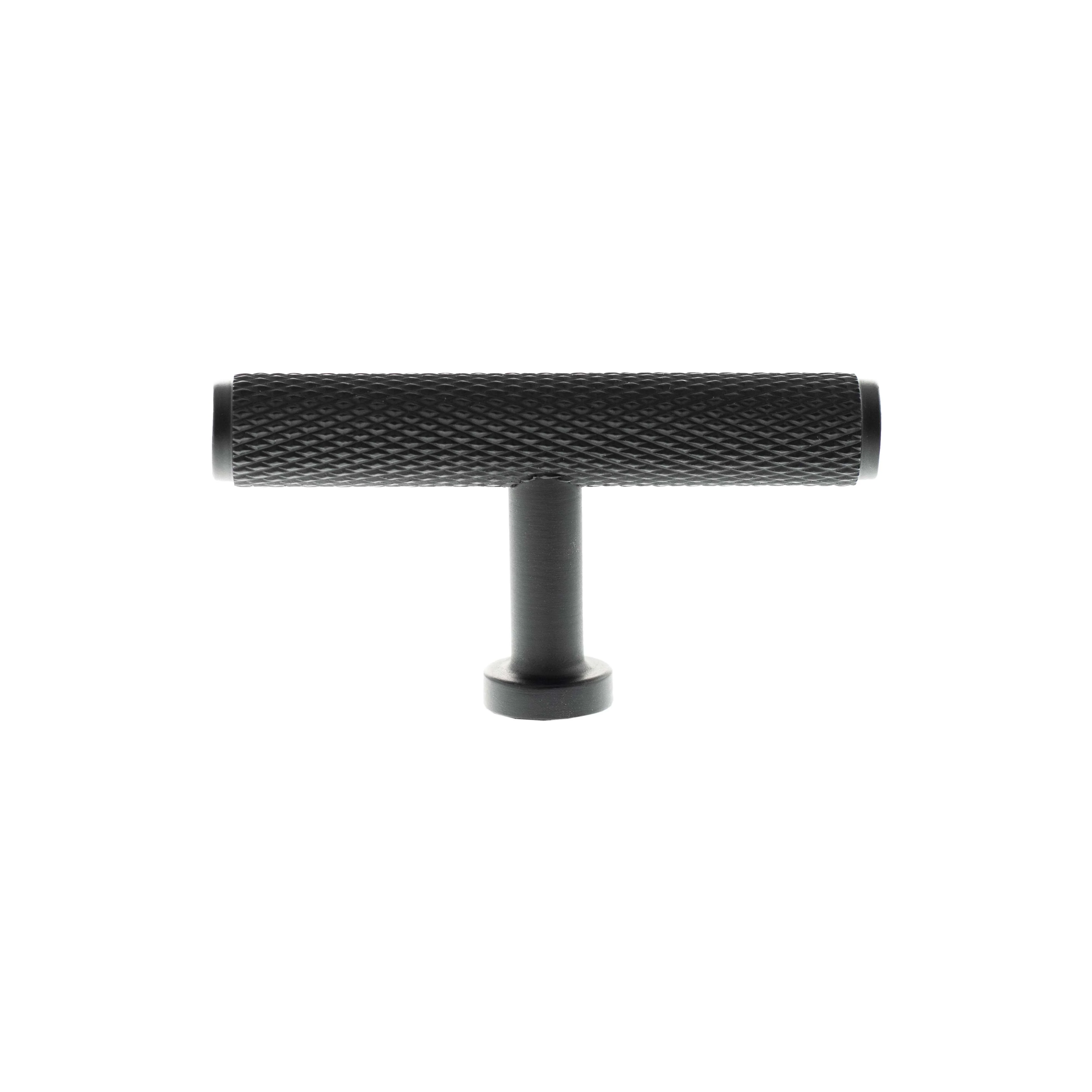 Millhouse Brass Eiffel Knurled T-Bar Cabinet Knob Handle - Image 5