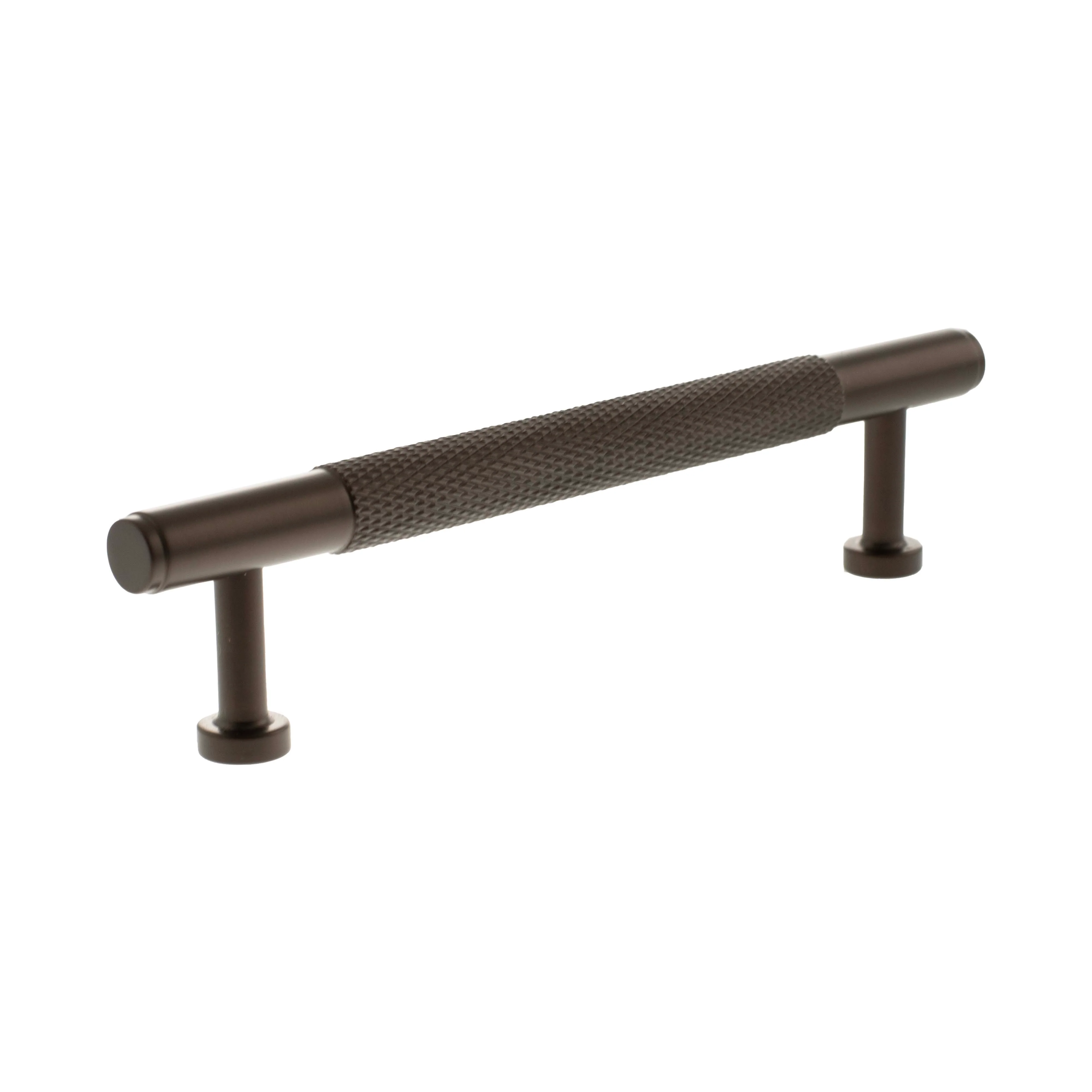 Millhouse Brass Eiffel Knurled T-Bar Cabinet Pull Handle 128mm