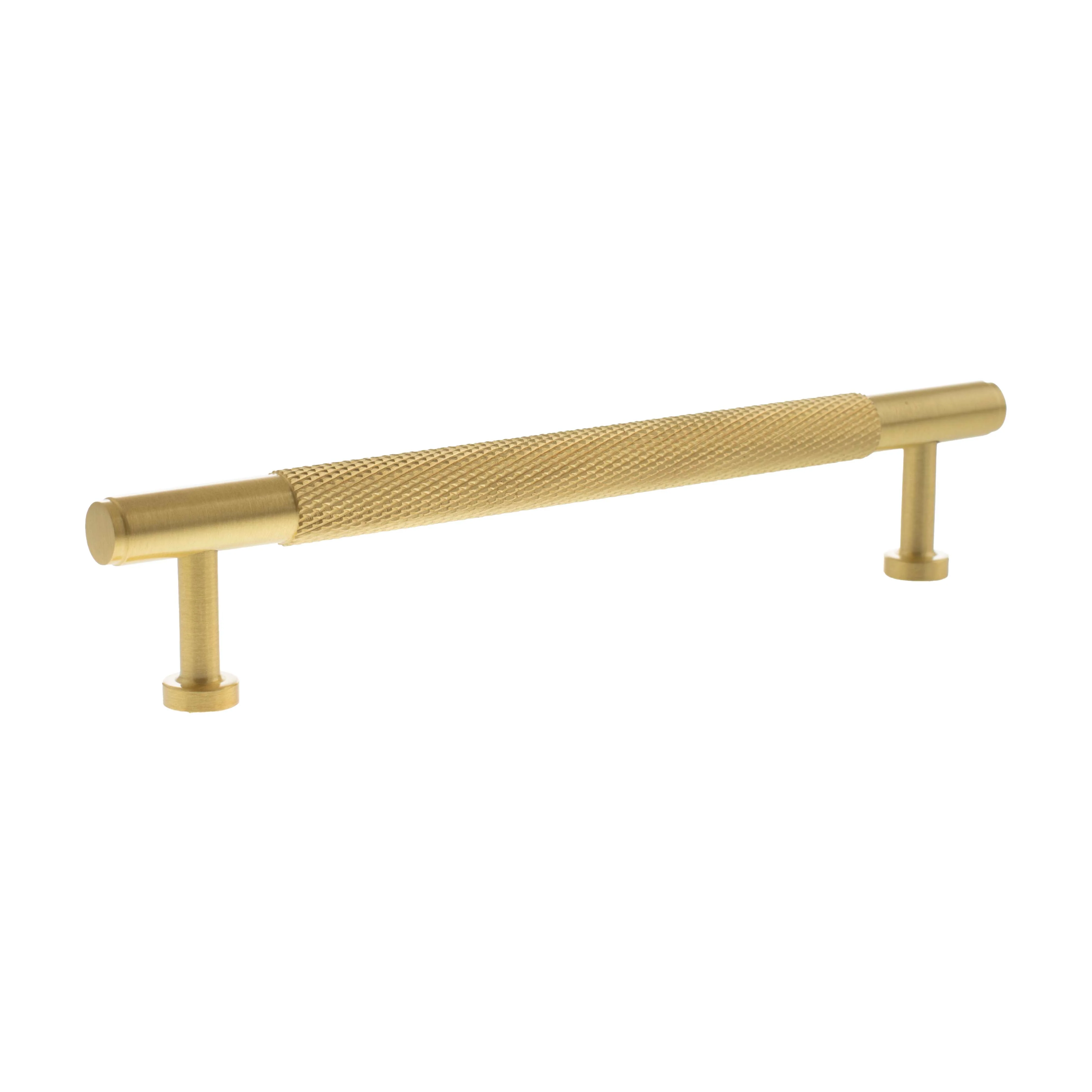 Millhouse Brass Eiffel Knurled T-Bar Cabinet Pull Handle 160mm - Image 3