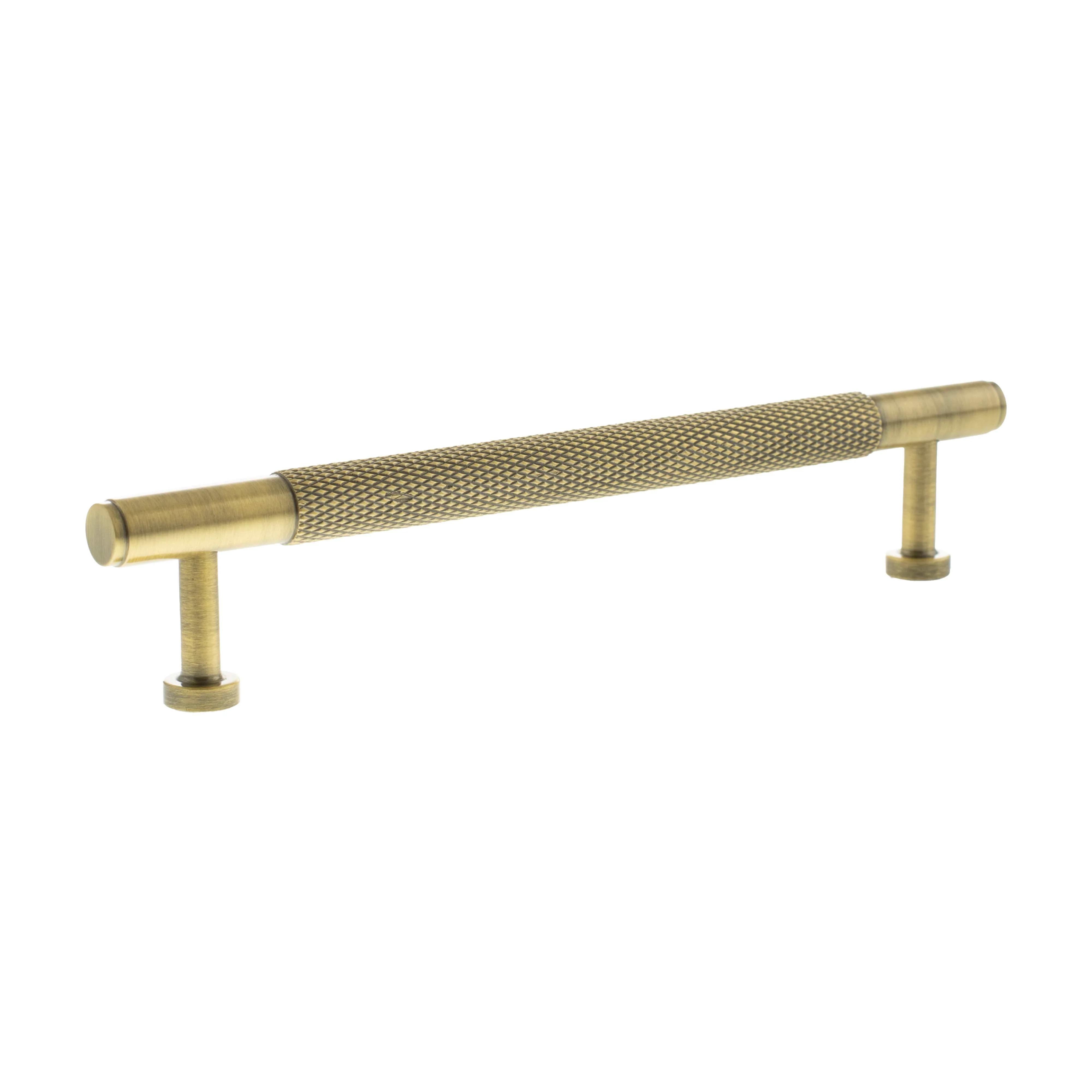 Millhouse Brass Eiffel Knurled T-Bar Cabinet Pull Handle 160mm - Image 6