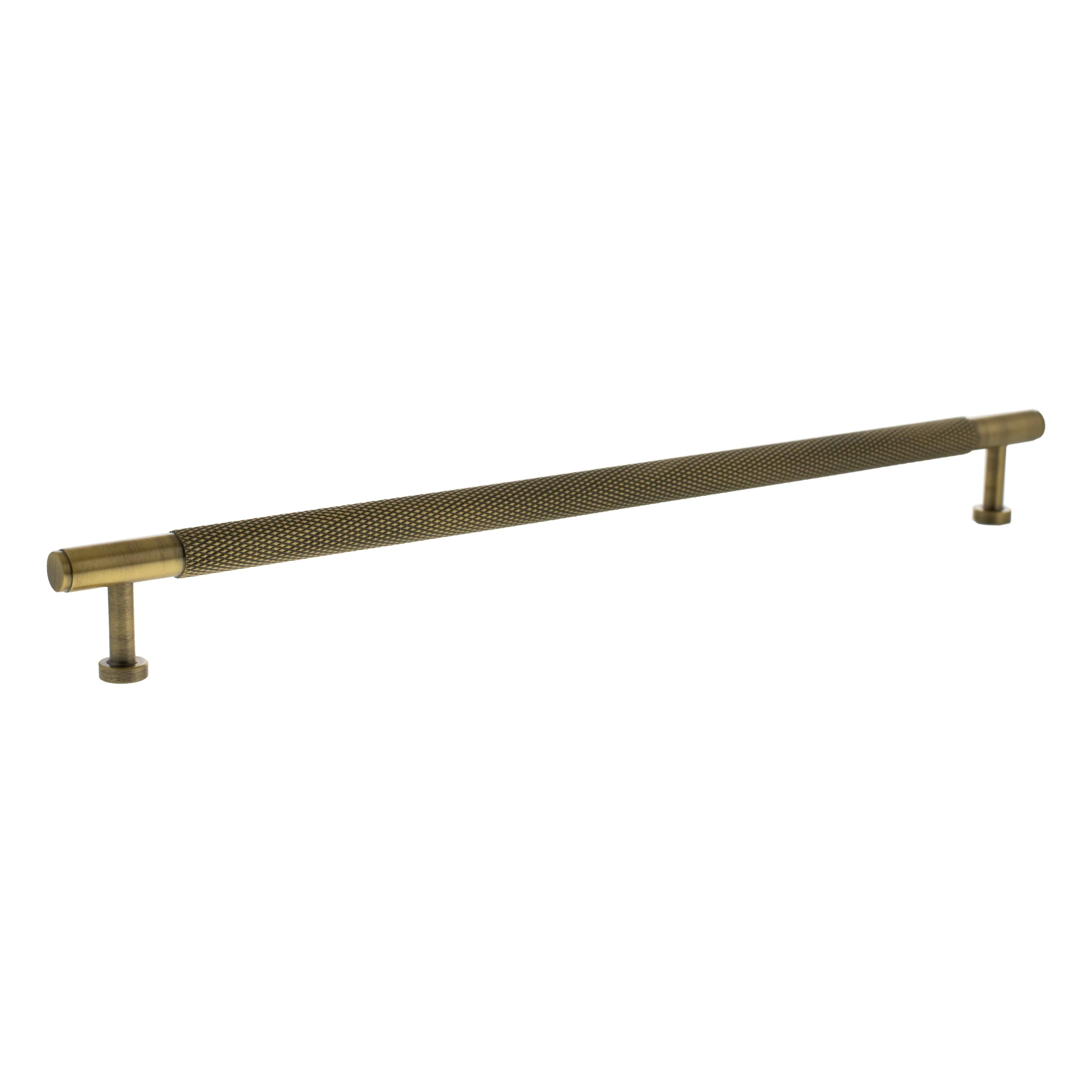Millhouse Brass Eiffel Knurled T-Bar Cabinet Pull Handle 320mm - Image 6