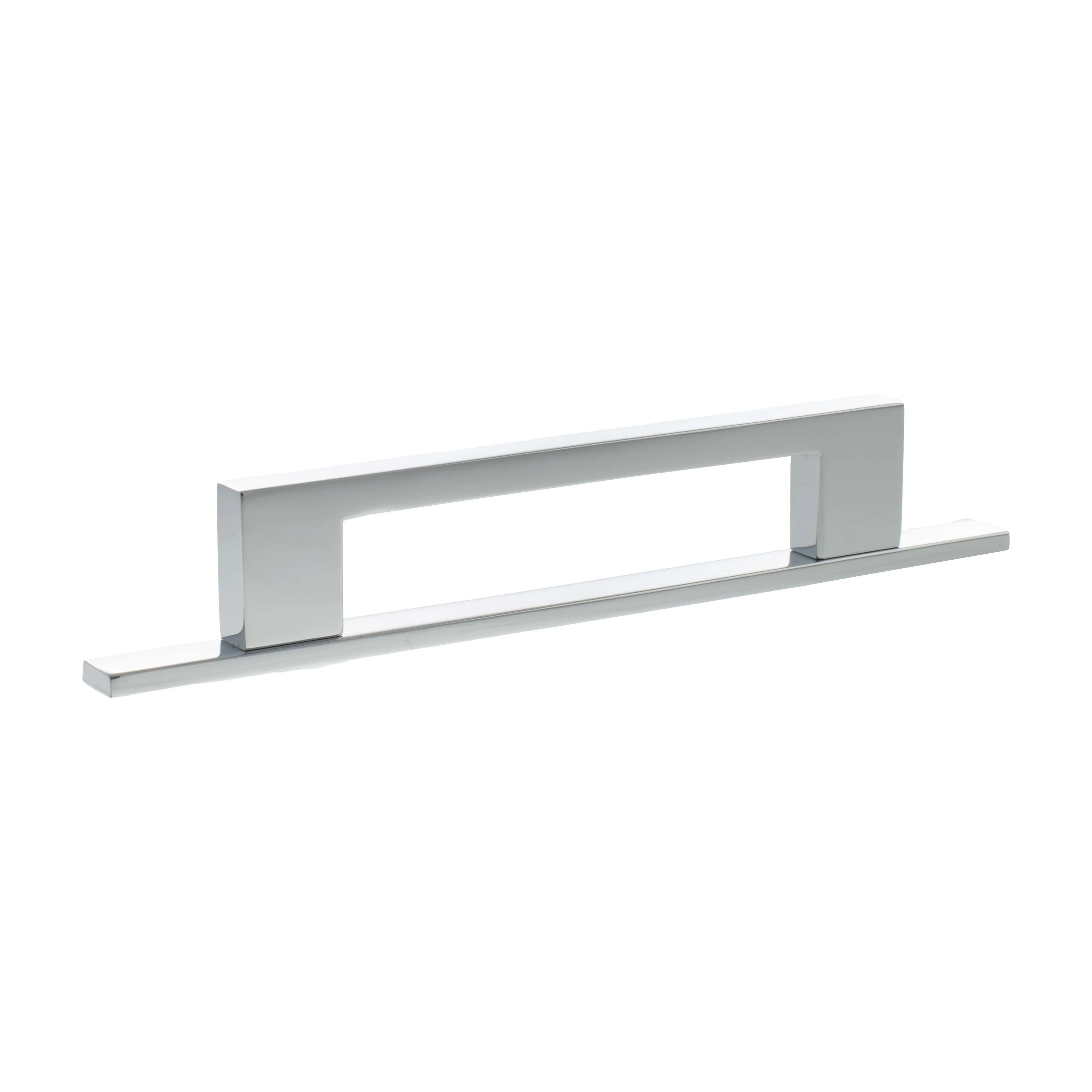 Millhouse Brass Empire Slim Cabinet Pull Handle on Backplate 128mm - Image 4