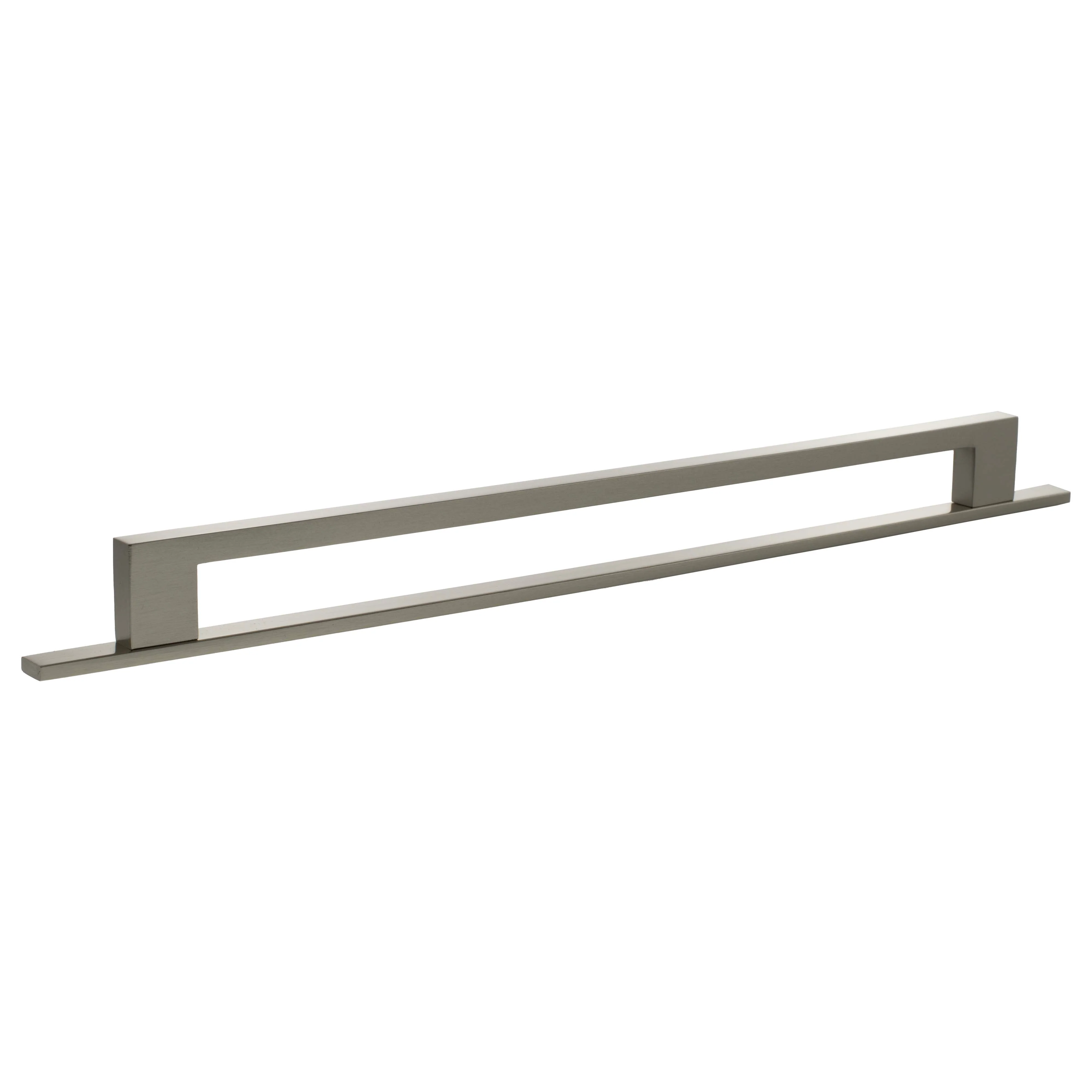Millhouse Brass Empire Slim Cabinet Pull Handle on Backplate 320mm - Image 2