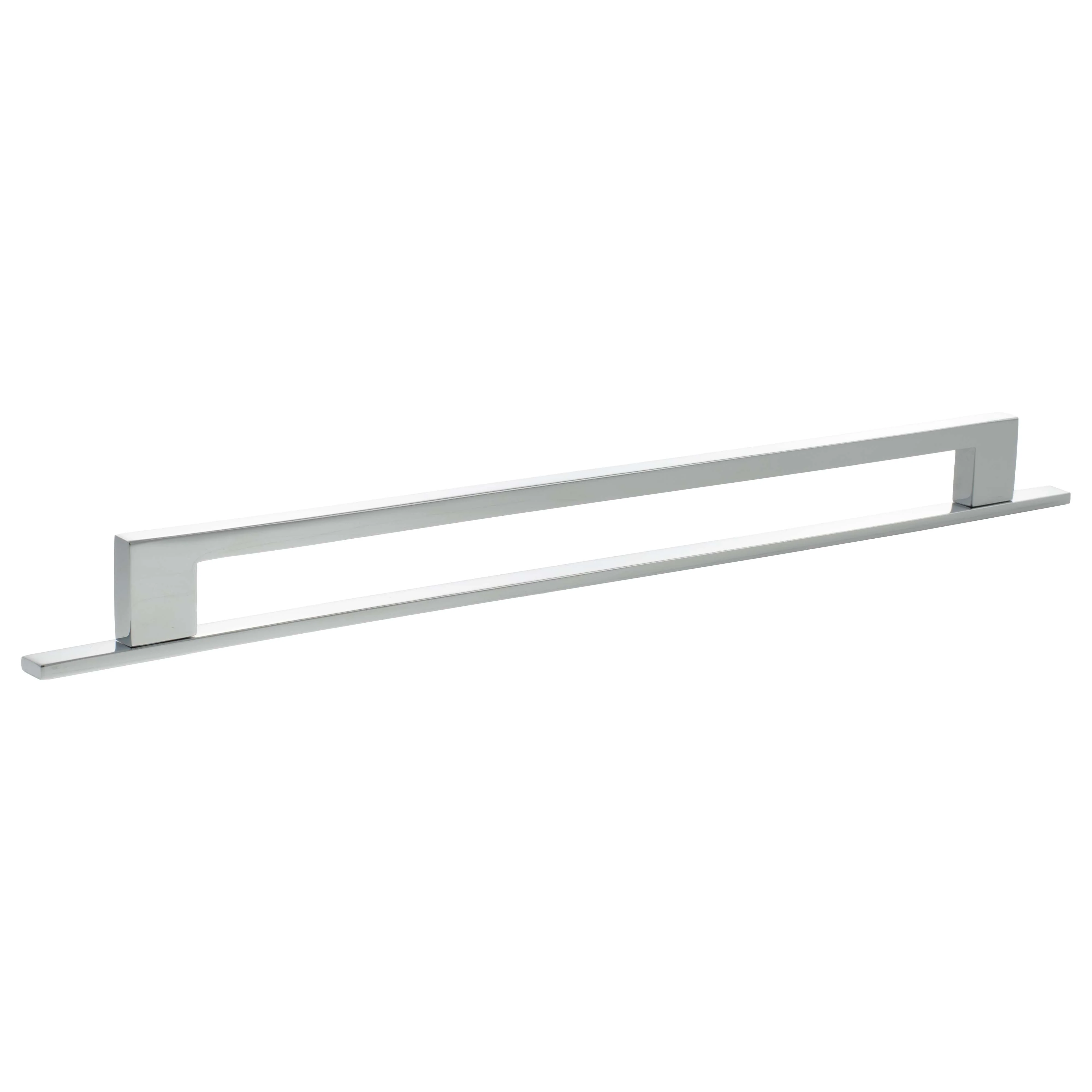 Millhouse Brass Empire Slim Cabinet Pull Handle on Backplate 320mm - Image 4
