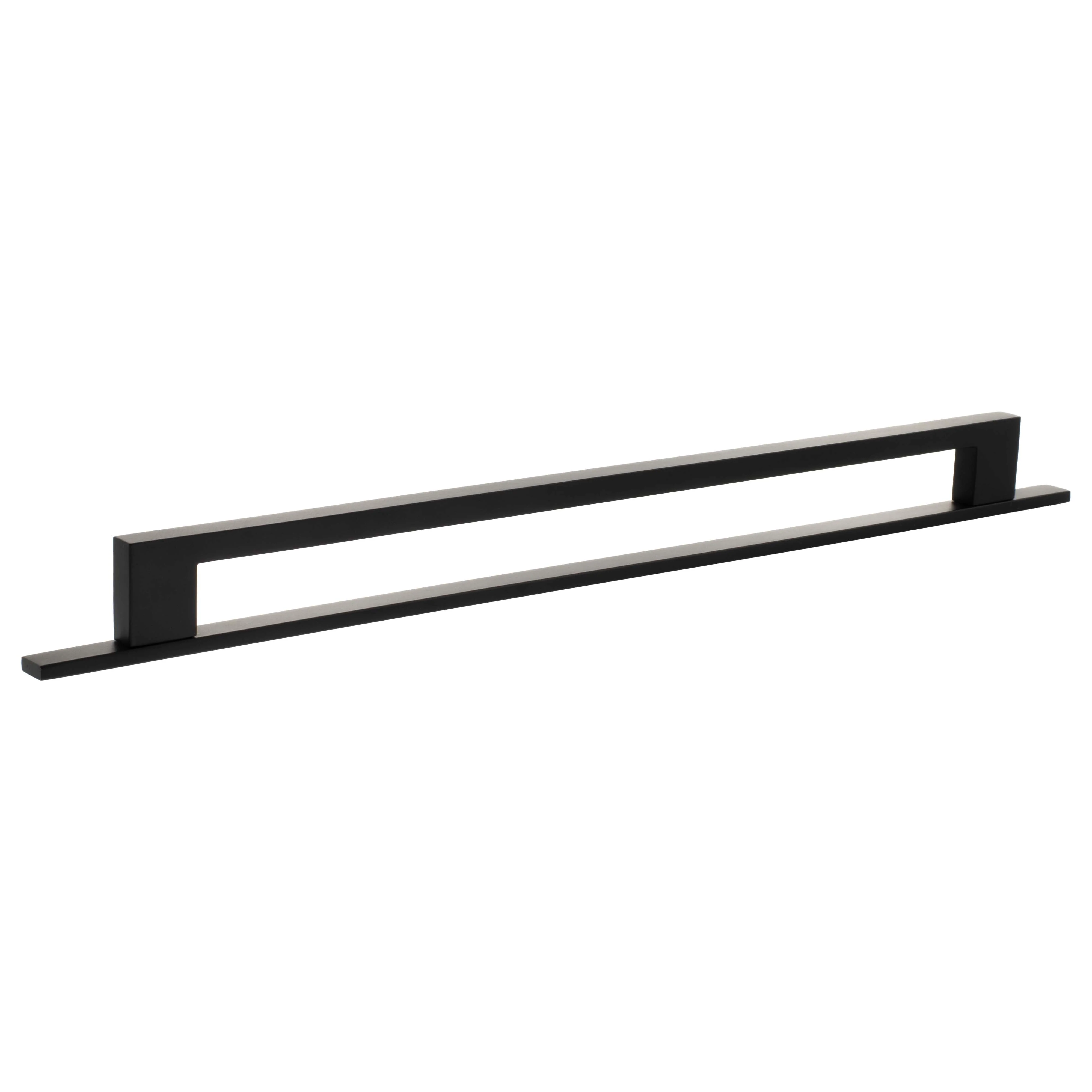 Millhouse Brass Empire Slim Cabinet Pull Handle on Backplate 320mm - Image 5