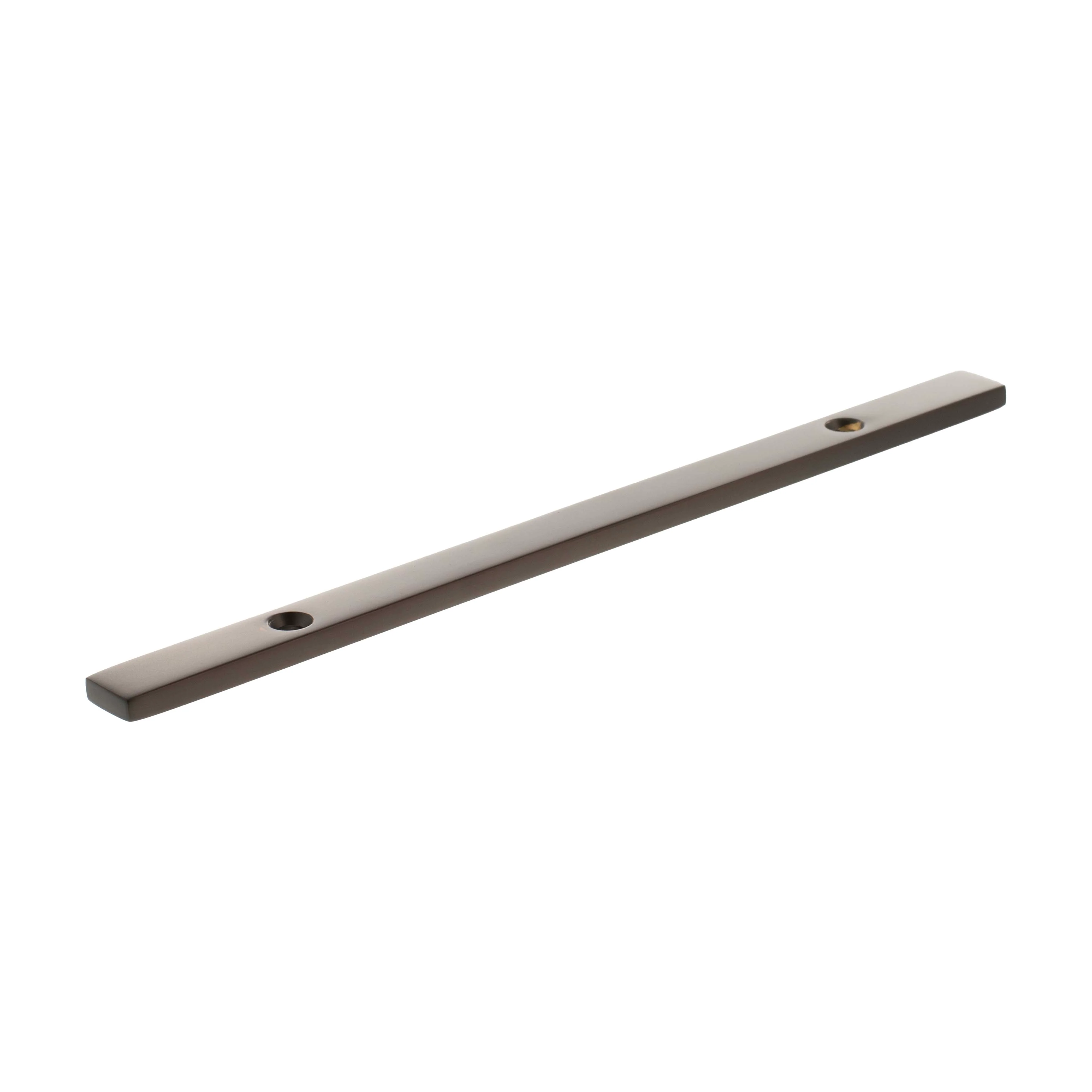 Millhouse Brass Long Narrow Cabinet Handle Backplate 128mm