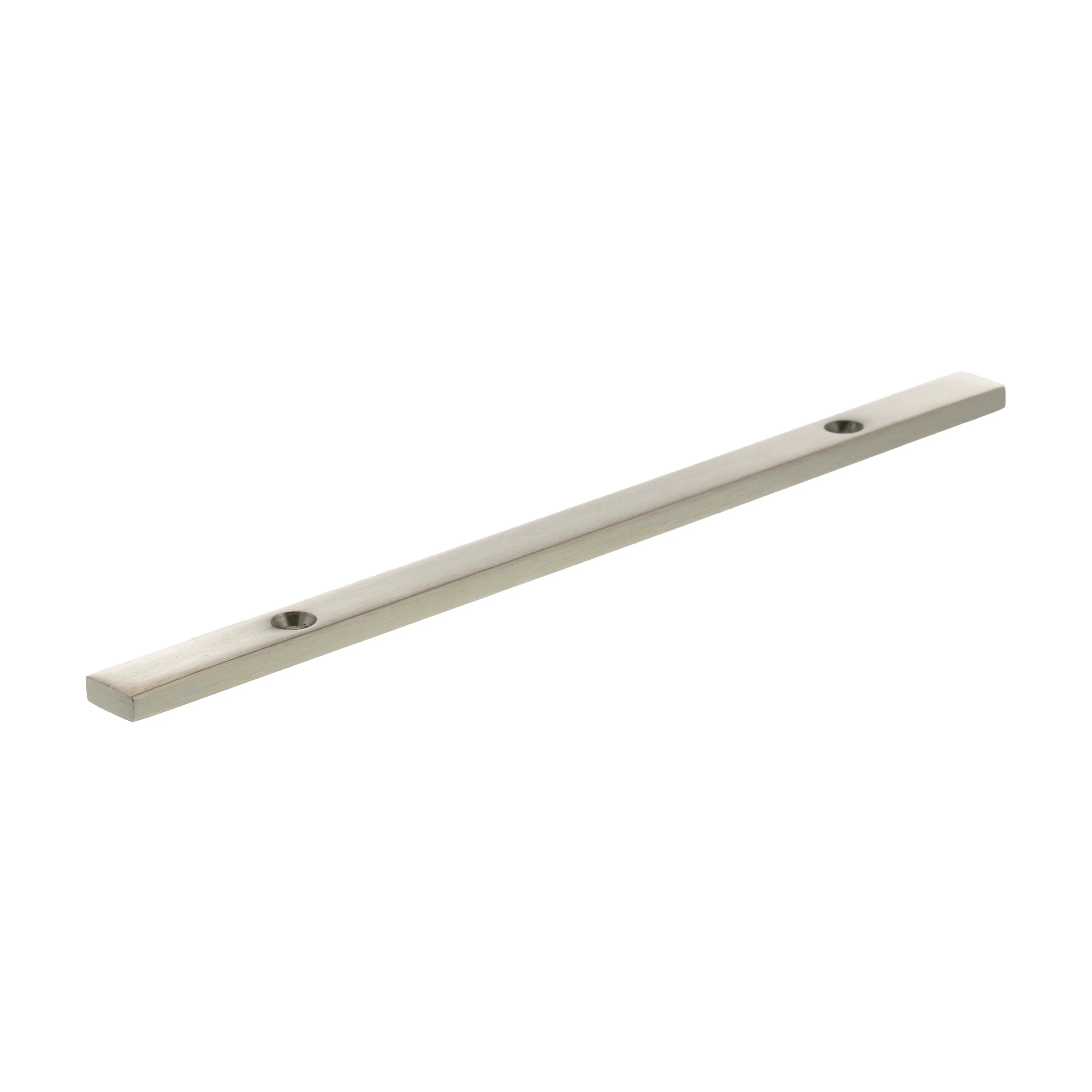 Millhouse Brass Long Narrow Cabinet Handle Backplate 128mm - Image 2