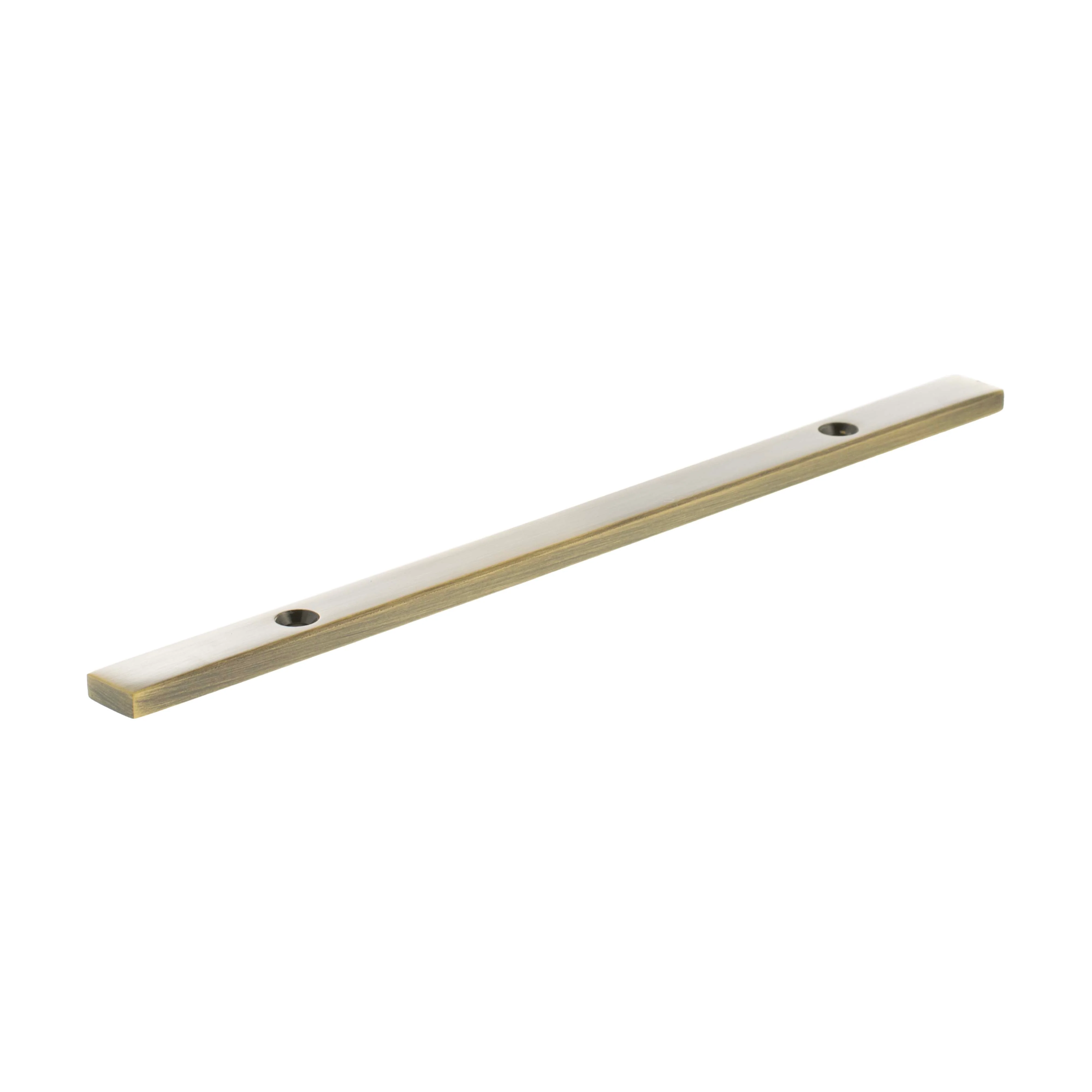 Millhouse Brass Long Narrow Cabinet Handle Backplate 128mm - Image 6