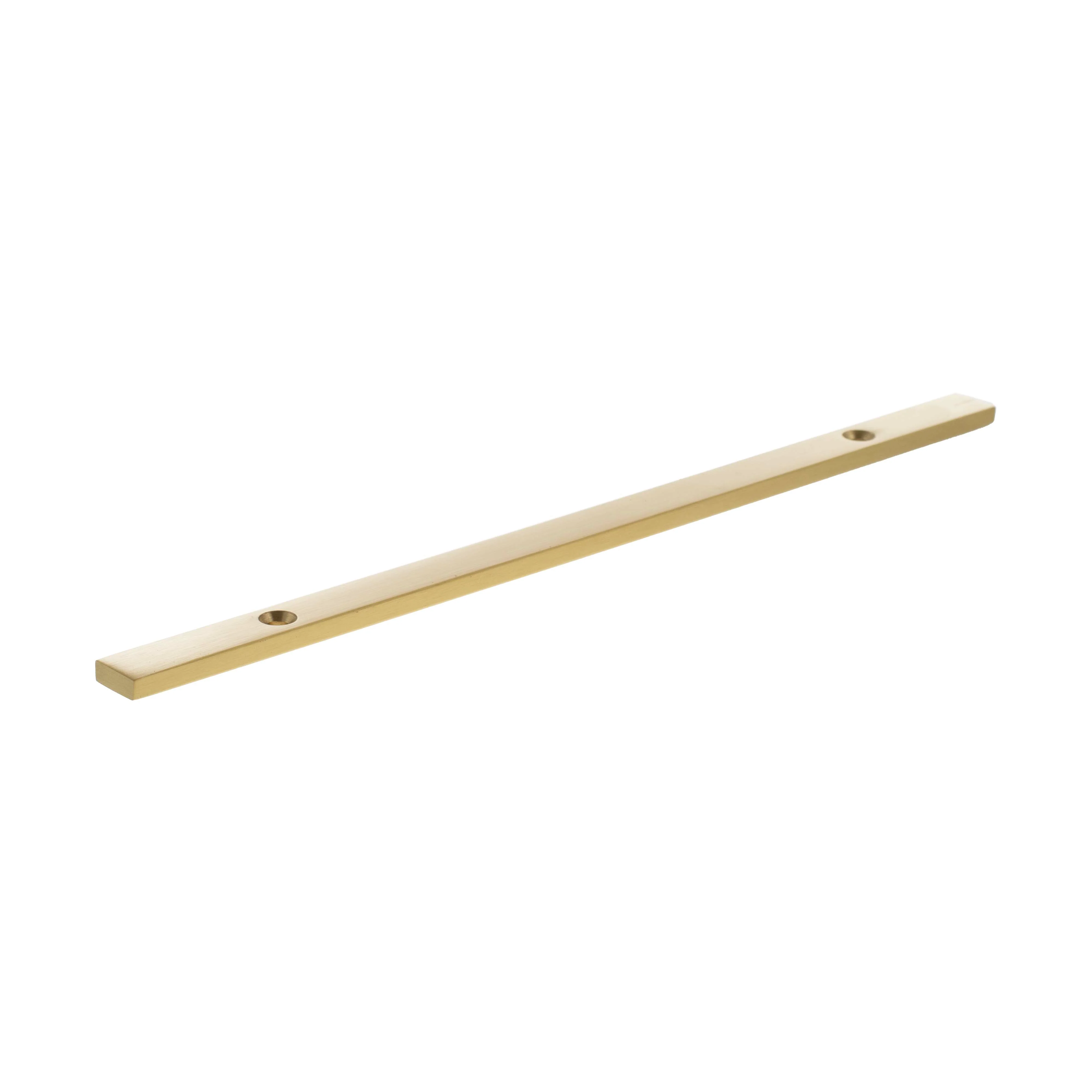 Millhouse Brass Long Narrow Cabinet Handle Backplate 160mm - Image 3