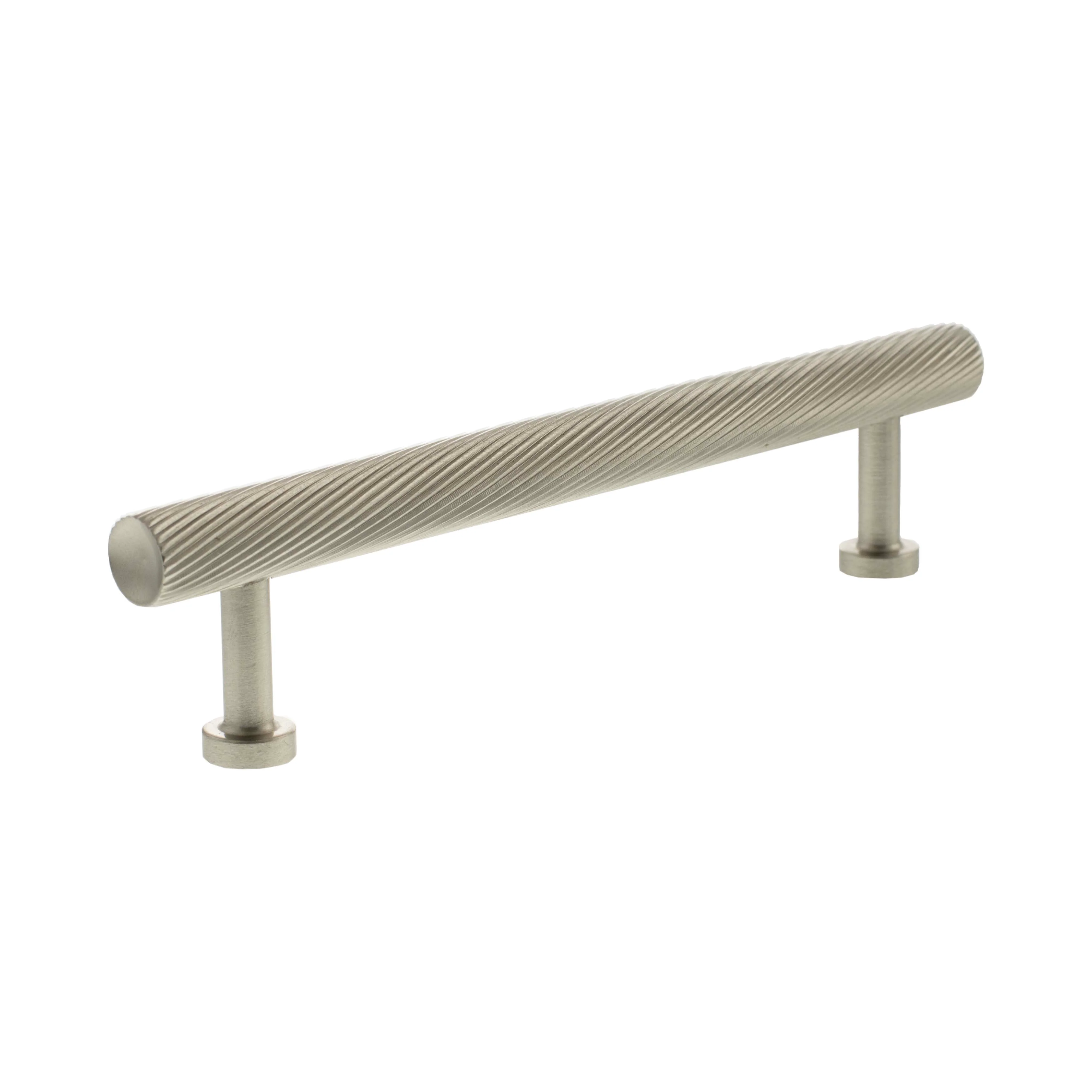 Millhouse Brass Paddington Spiral T-Bar Cabinet Pull Handle 128mm - Image 2