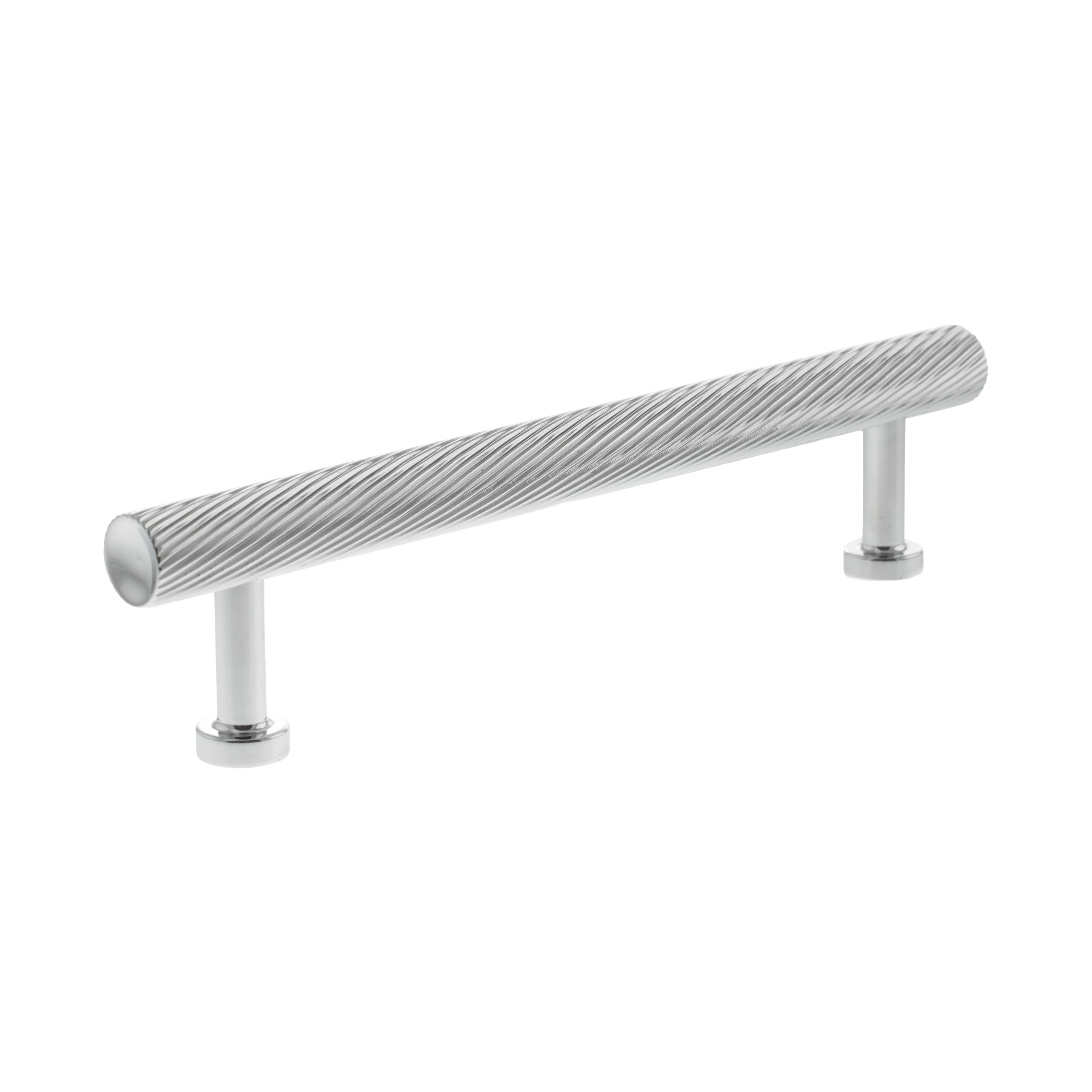 Millhouse Brass Paddington Spiral T-Bar Cabinet Pull Handle 128mm - Image 4