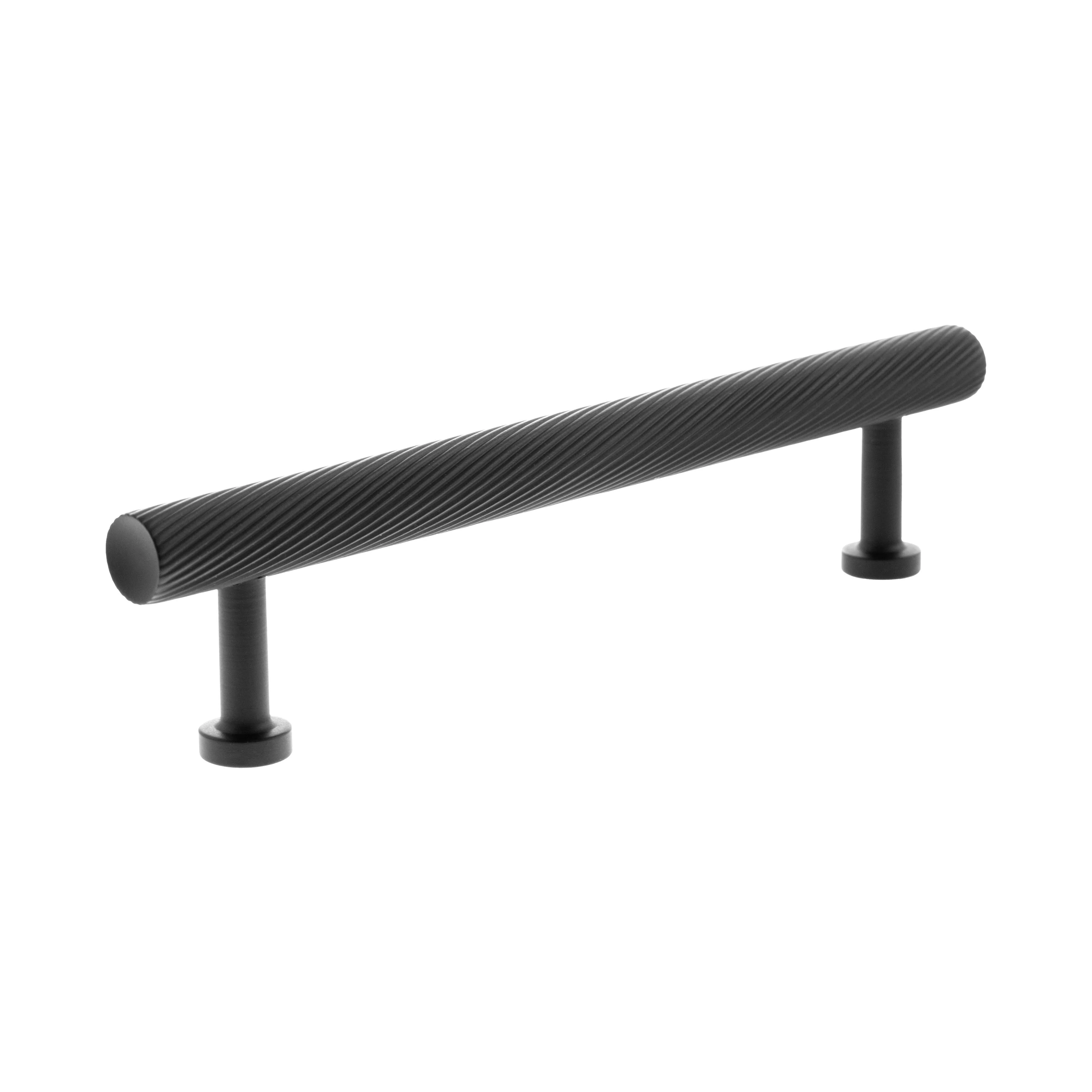 Millhouse Brass Paddington Spiral T-Bar Cabinet Pull Handle 128mm - Image 5