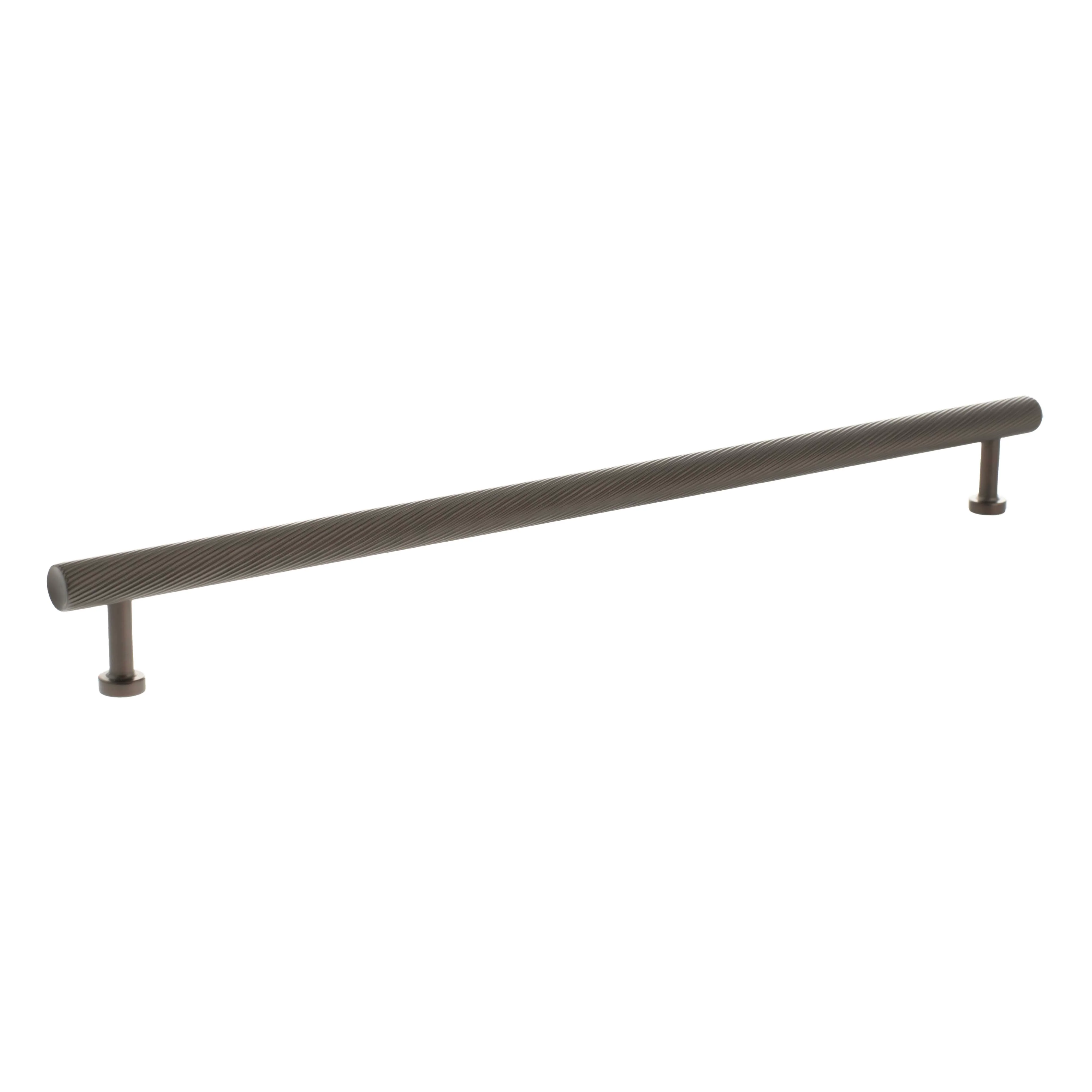 Millhouse Brass Paddington Spiral T-Bar Cabinet Pull Handle 320mm